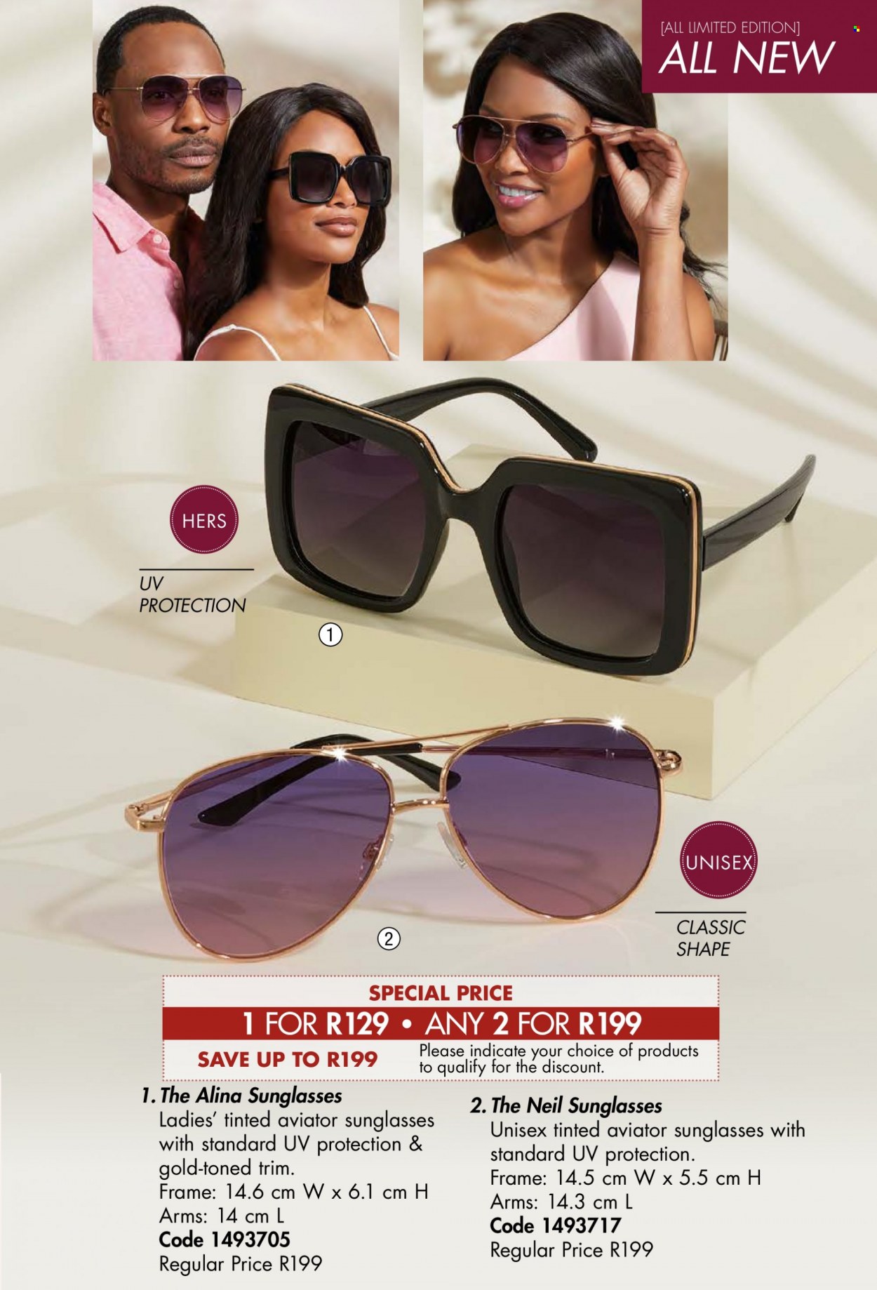 thumbnail - Justine catalogue  - 01/12/2022 - 31/12/2022 - Sales products - sunglasses. Page 61.