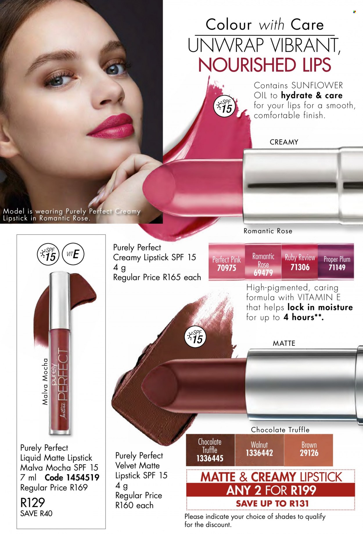 thumbnail - Justine catalogue  - 01/12/2022 - 31/12/2022 - Sales products - lipstick, shades. Page 69.