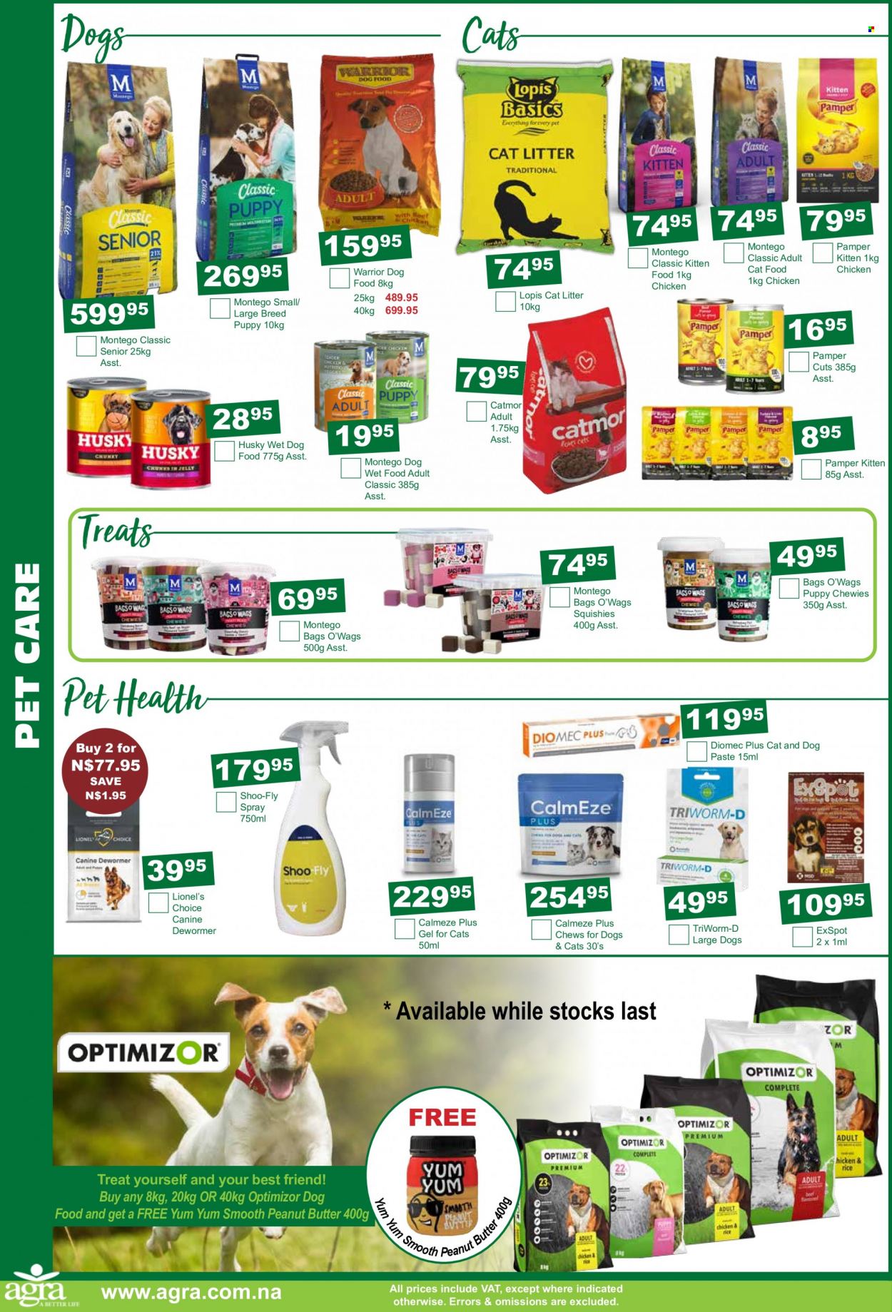 thumbnail - Agra catalogue  - 19/01/2023 - 20/02/2023 - Sales products - bag, animal food, cat litter, cat food, dog food, wet dog food, Pamper. Page 4.