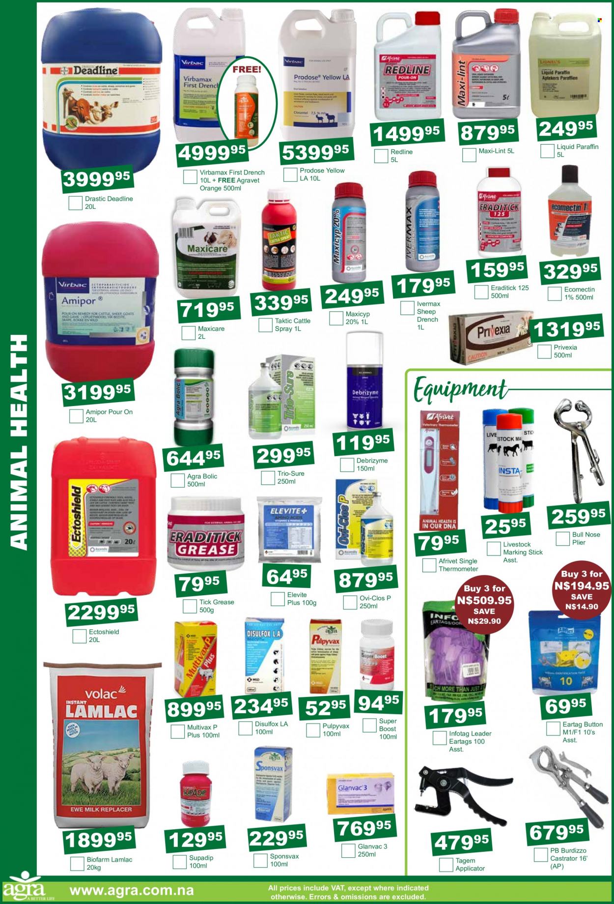 thumbnail - Agra catalogue  - 19/01/2023 - 20/02/2023 - Sales products - thermometer, pliers, leader. Page 6.