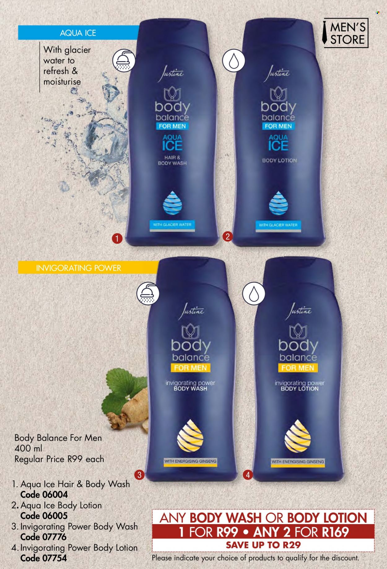 thumbnail - Justine catalogue  - 01/02/2023 - 28/02/2023 - Sales products - body wash, hair & body wash, body lotion. Page 58.