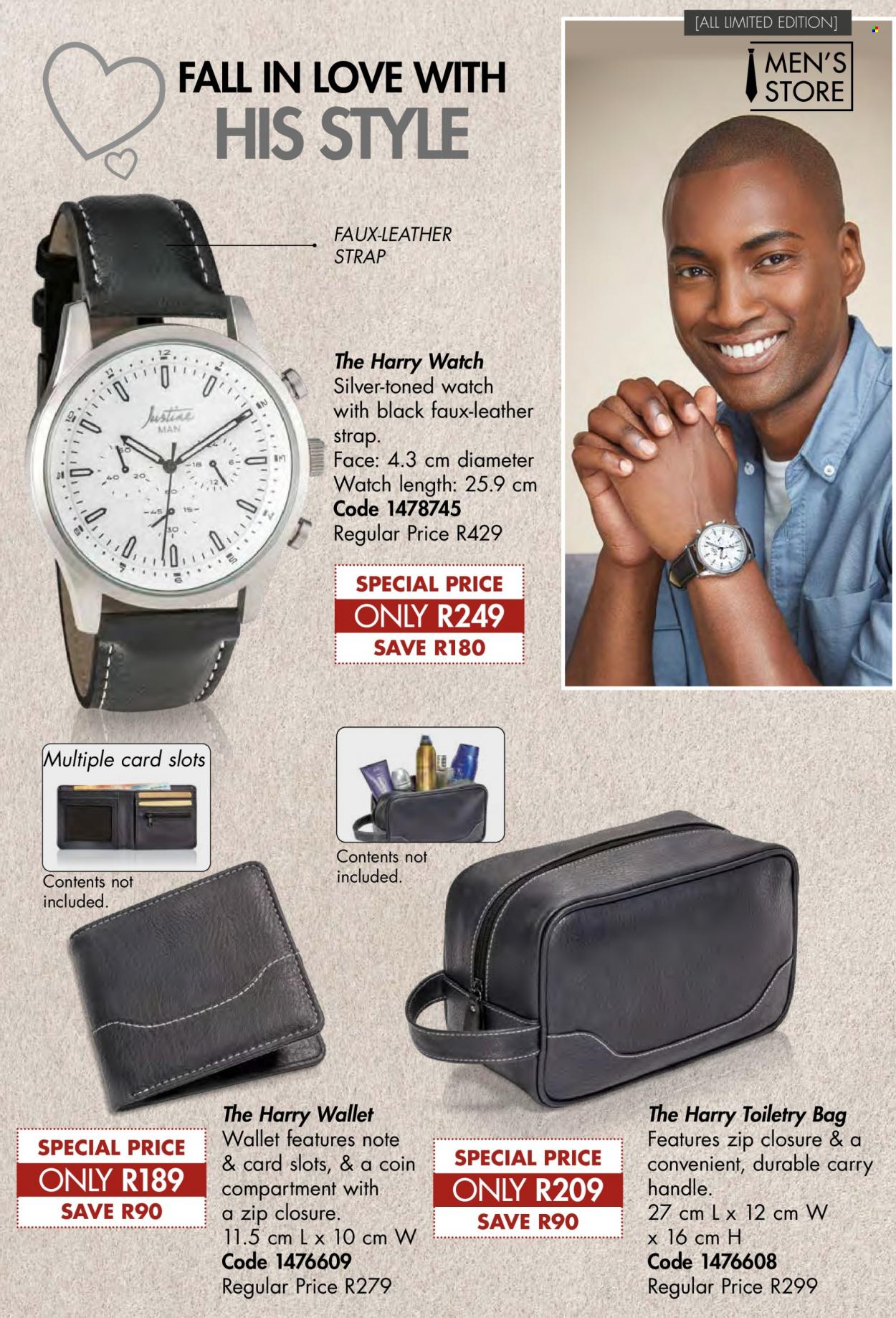 thumbnail - Justine catalogue  - 01/02/2023 - 28/02/2023 - Sales products - wallet, watch. Page 60.