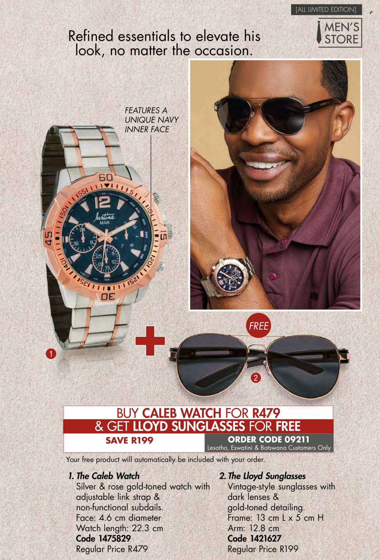 thumbnail - Justine catalogue  - 01/02/2023 - 28/02/2023 - Sales products - sunglasses, watch. Page 61.