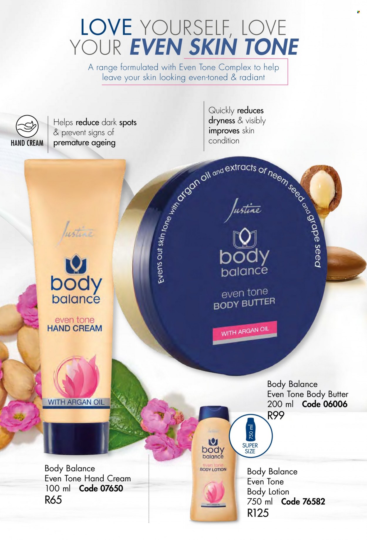 thumbnail - Justine catalogue  - 01/02/2023 - 28/02/2023 - Sales products - body butter, body lotion, hand cream. Page 84.