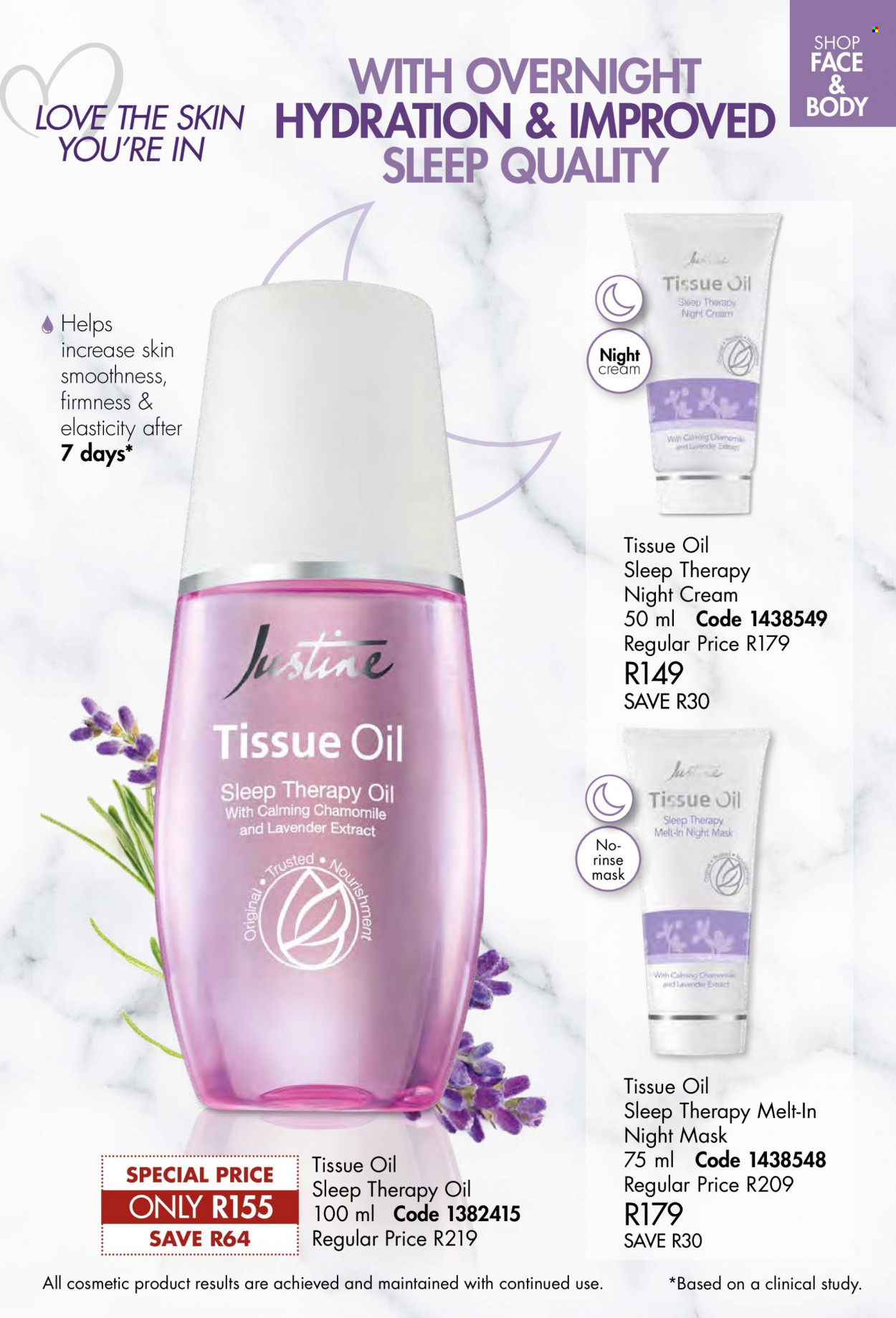 thumbnail - Justine catalogue  - 01/02/2023 - 28/02/2023 - Sales products - tissues, night cream. Page 90.