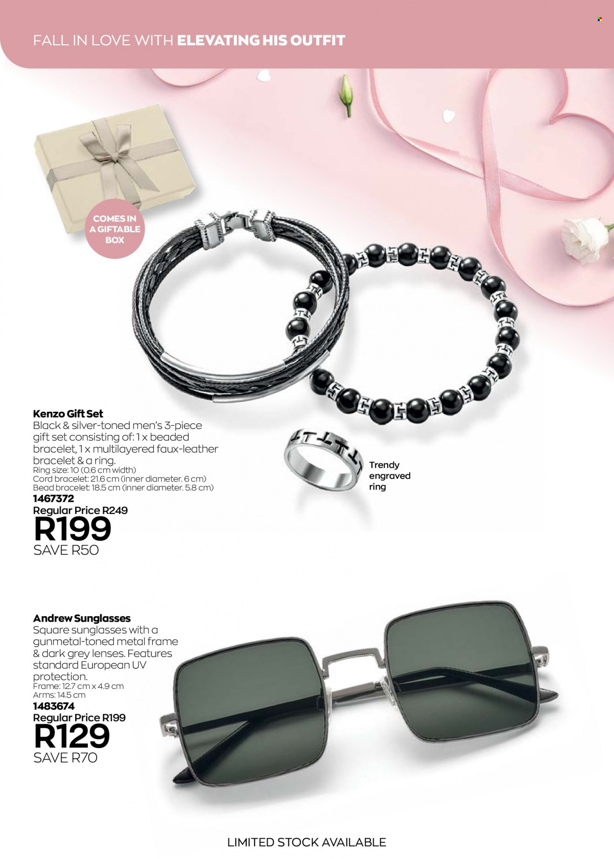 thumbnail - Avon catalogue  - 01/02/2023 - 28/02/2023 - Sales products - Kenzo, gift set, bracelet, sunglasses. Page 17.
