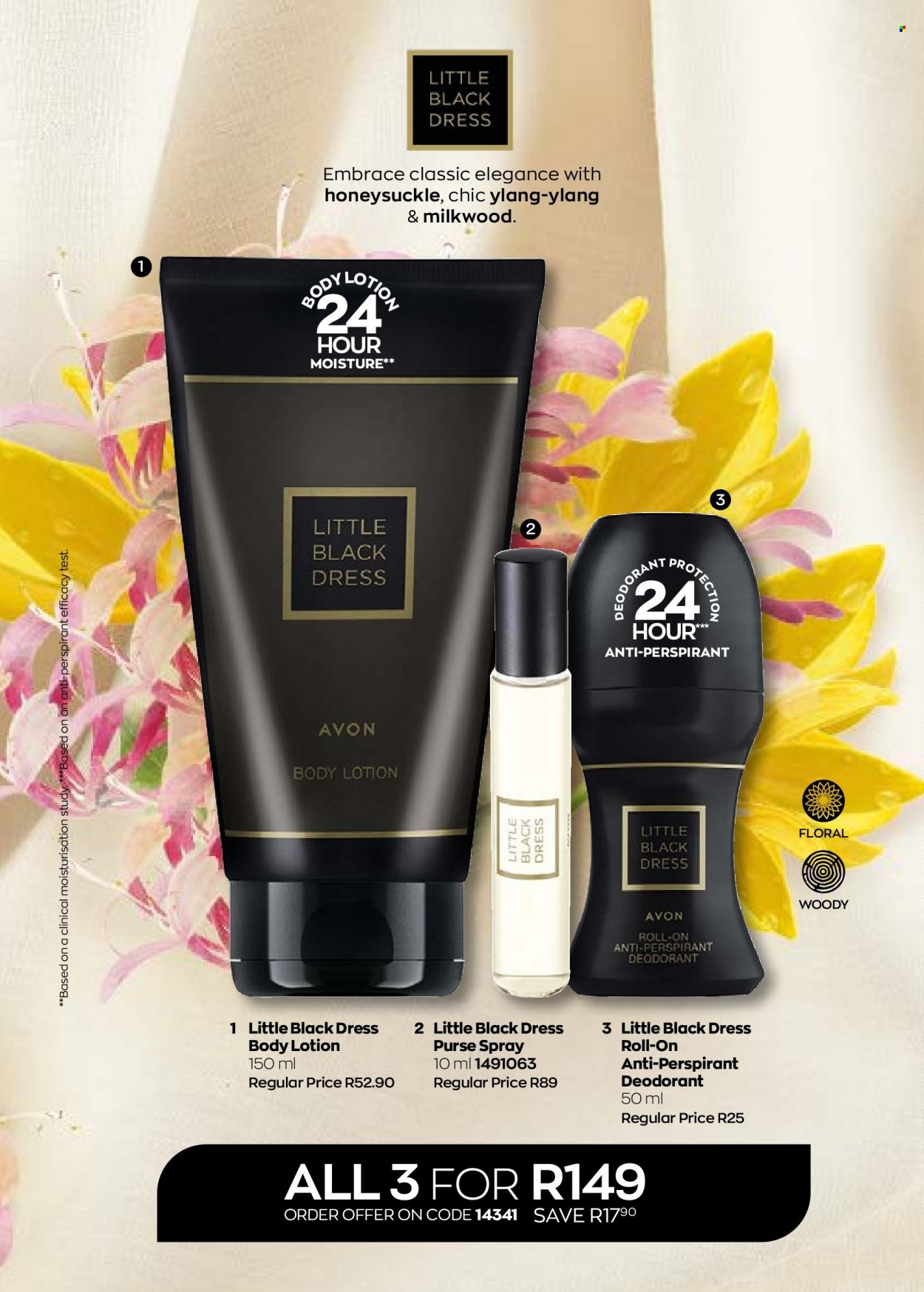 thumbnail - Avon catalogue  - 01/02/2023 - 28/02/2023 - Sales products - Avon, body lotion, anti-perspirant, roll-on, deodorant. Page 13.