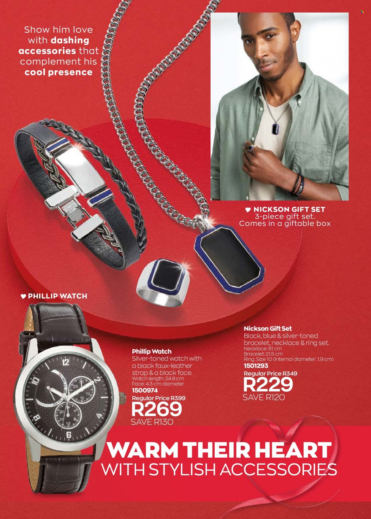 thumbnail - Avon catalogue  - 01/02/2023 - 28/02/2023 - Sales products - gift set, bracelet, necklace, watch. Page 28.