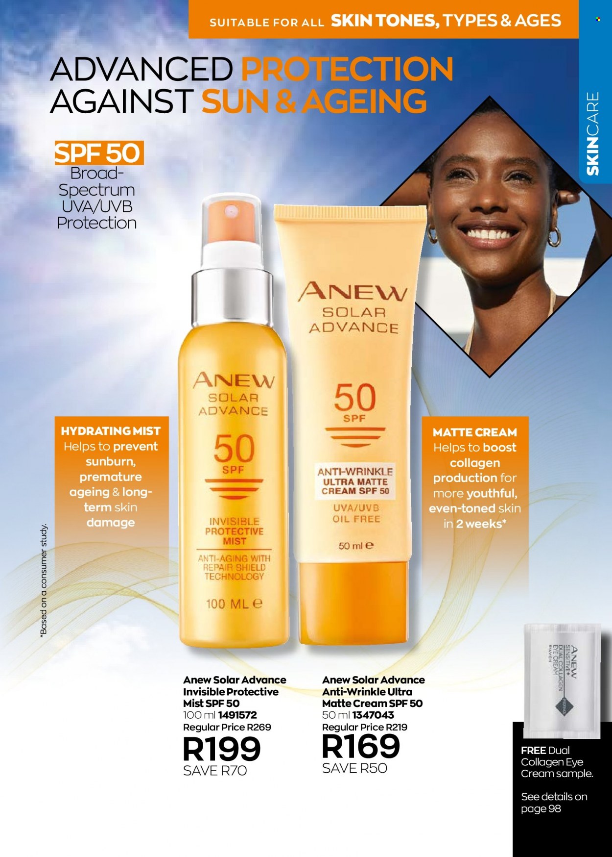 thumbnail - Avon catalogue  - 01/02/2023 - 28/02/2023 - Sales products - Anew, eye cream. Page 107.