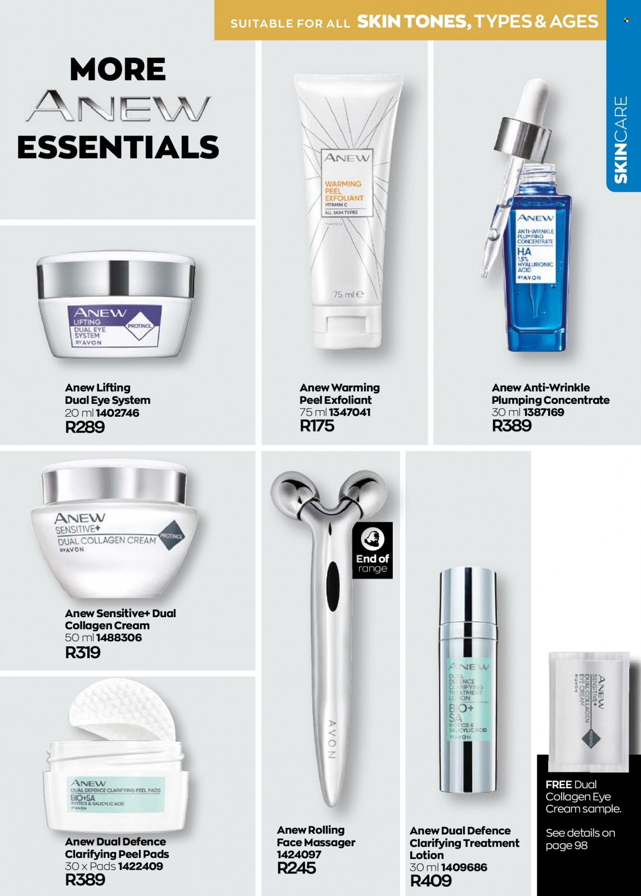 thumbnail - Avon catalogue  - 01/02/2023 - 28/02/2023 - Sales products - Avon, Anew, eye cream, body lotion. Page 109.