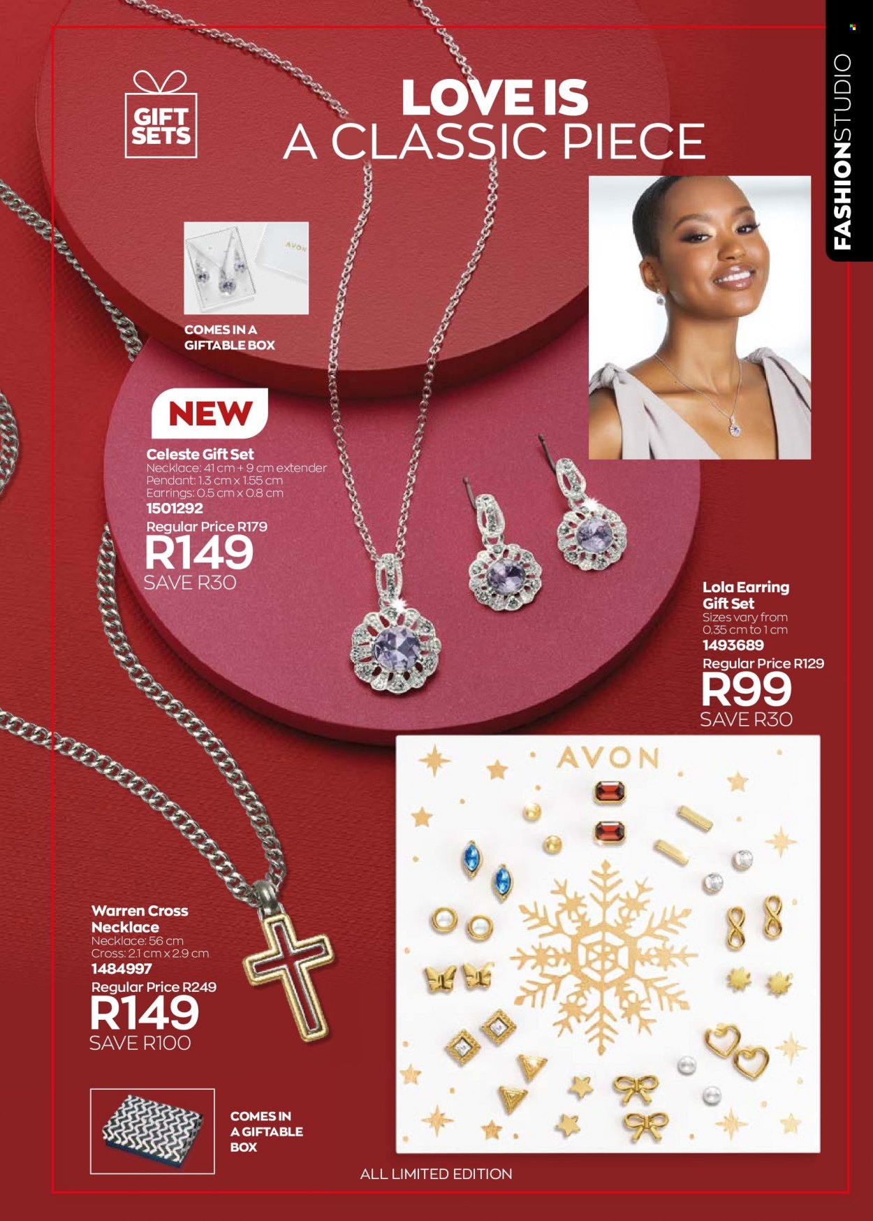 thumbnail - Avon catalogue  - 01/02/2023 - 28/02/2023 - Sales products - Avon, gift set, earrings, necklace, pendant. Page 133.