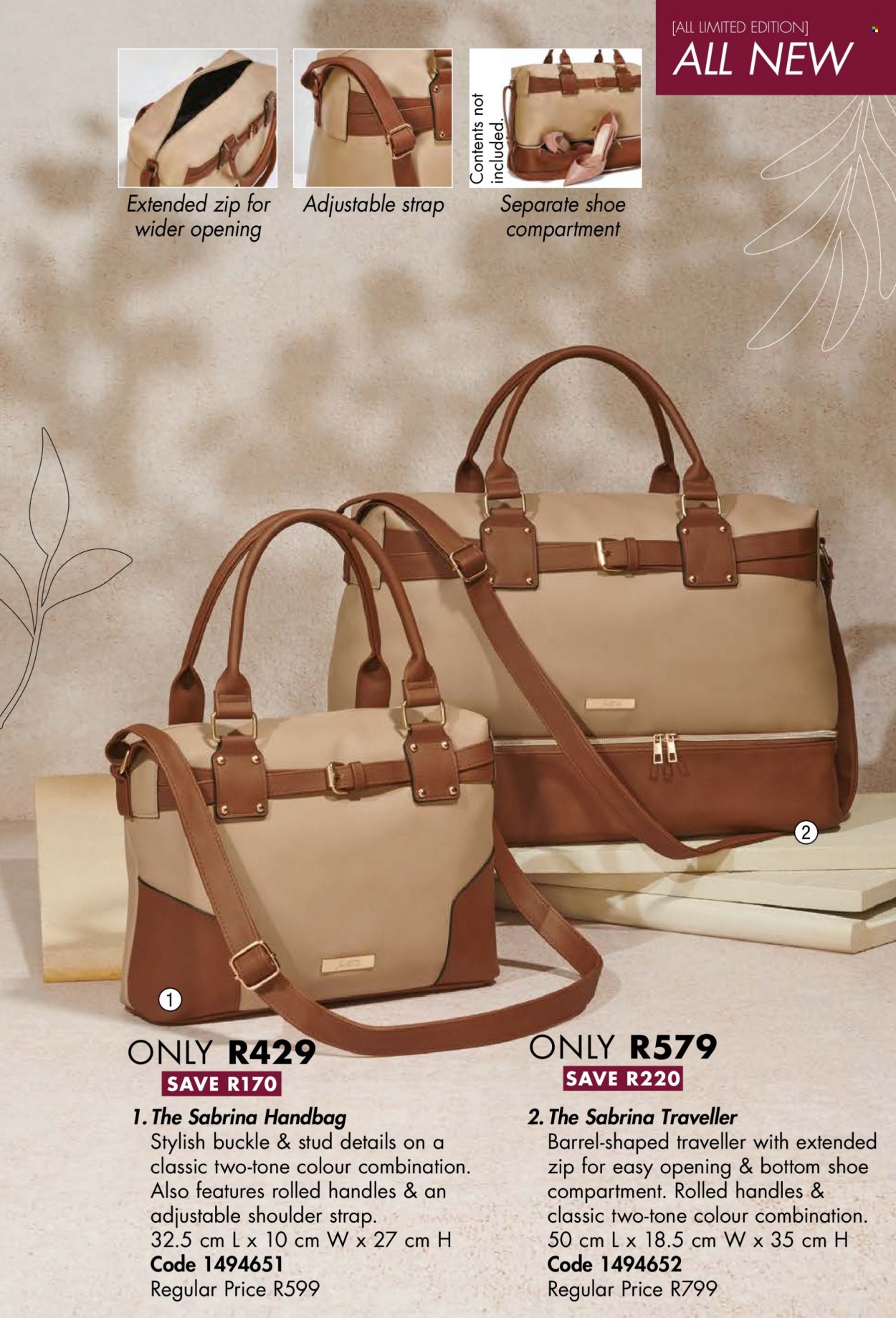 thumbnail - Justine catalogue  - 01/03/2023 - 31/03/2023 - Sales products - handbag. Page 59.