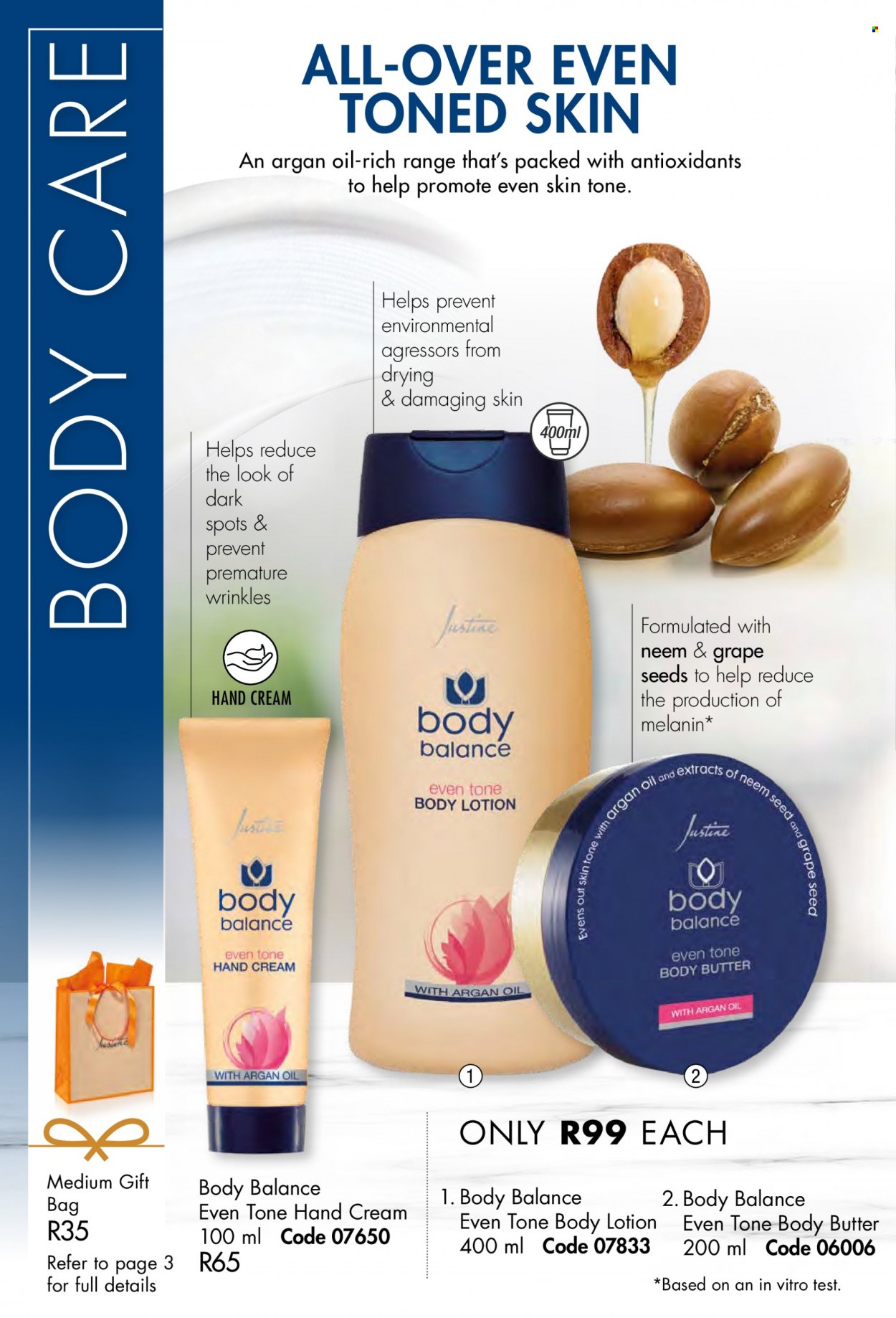 thumbnail - Justine catalogue  - 01/03/2023 - 31/03/2023 - Sales products - body butter, body lotion, hand cream. Page 82.