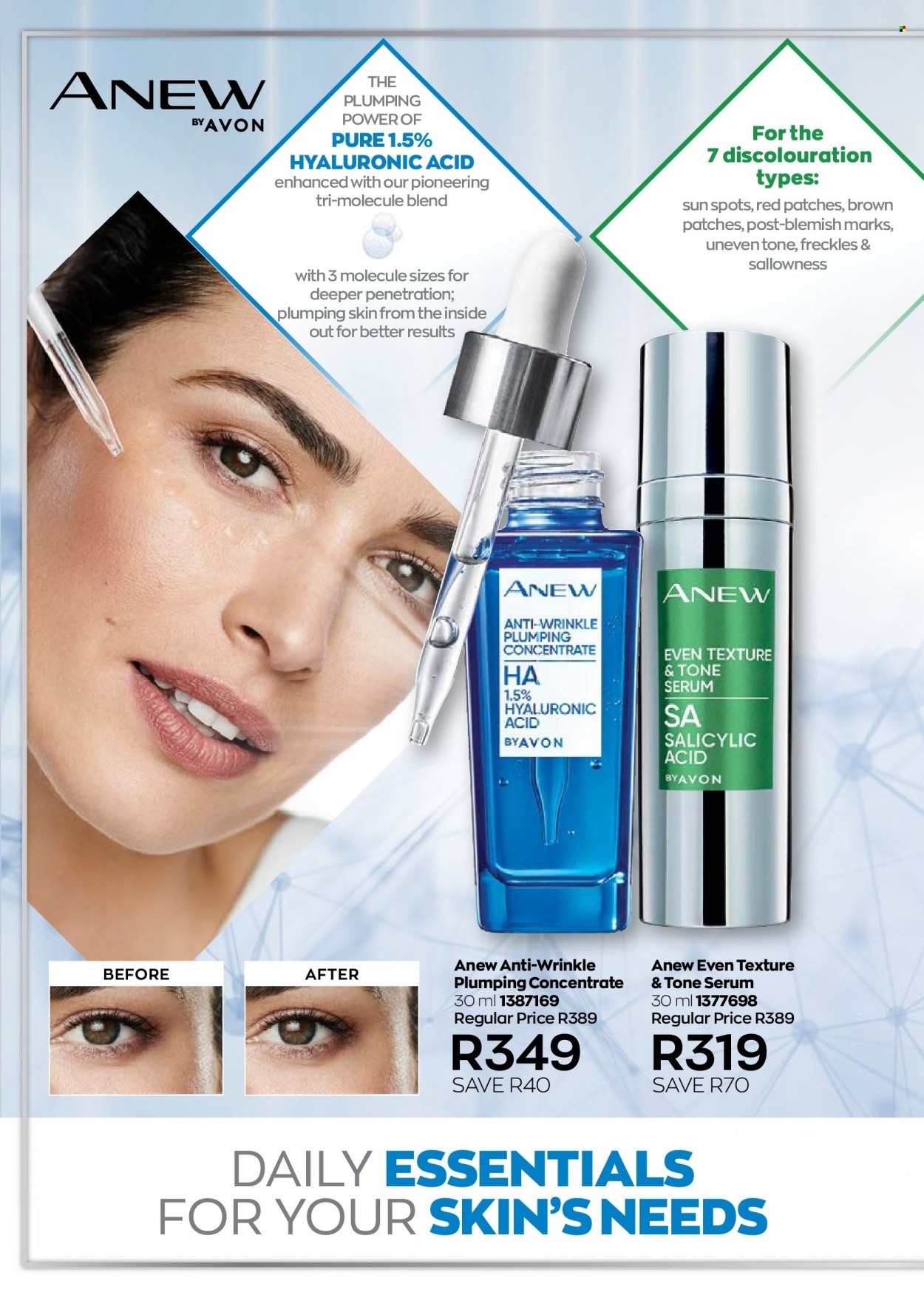thumbnail - Avon catalogue  - 01/03/2023 - 31/03/2023 - Sales products - Avon, Anew, serum. Page 20.