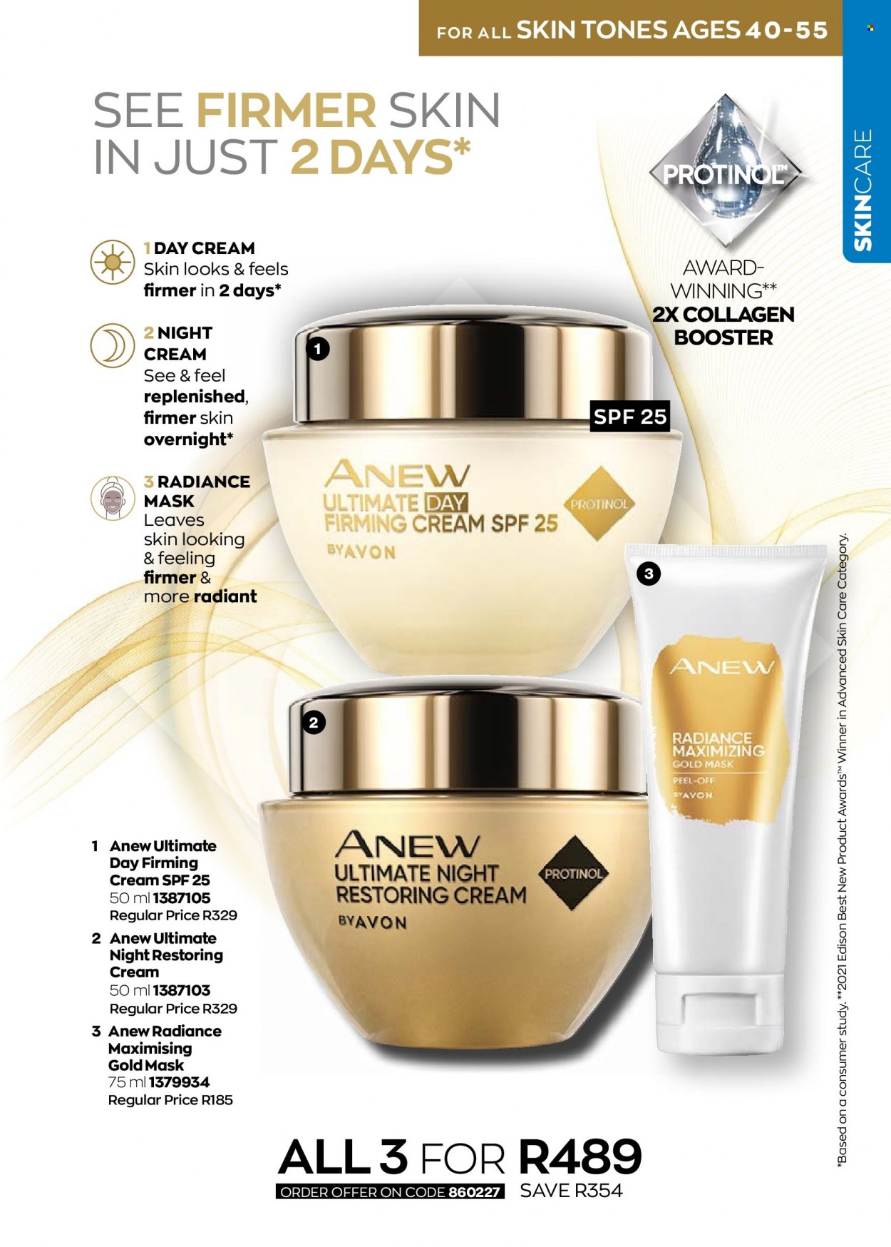 thumbnail - Avon catalogue  - 01/03/2023 - 31/03/2023 - Sales products - Anew, day cream, night cream. Page 89.