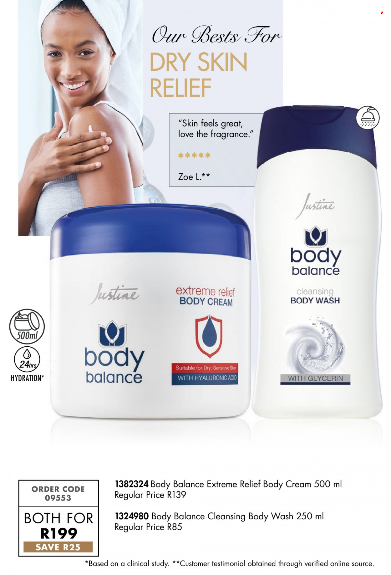 thumbnail - Justine catalogue  - 01/03/2023 - 31/03/2023 - Sales products - body wash, fragrance, Zoe. Page 17.