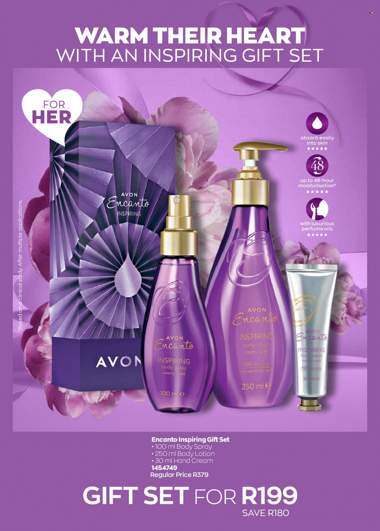 thumbnail - Avon catalogue  - 11/03/2023 - 31/03/2023 - Sales products - Avon, body lotion, body spray, hand cream, eau de parfum, gift set. Page 21.