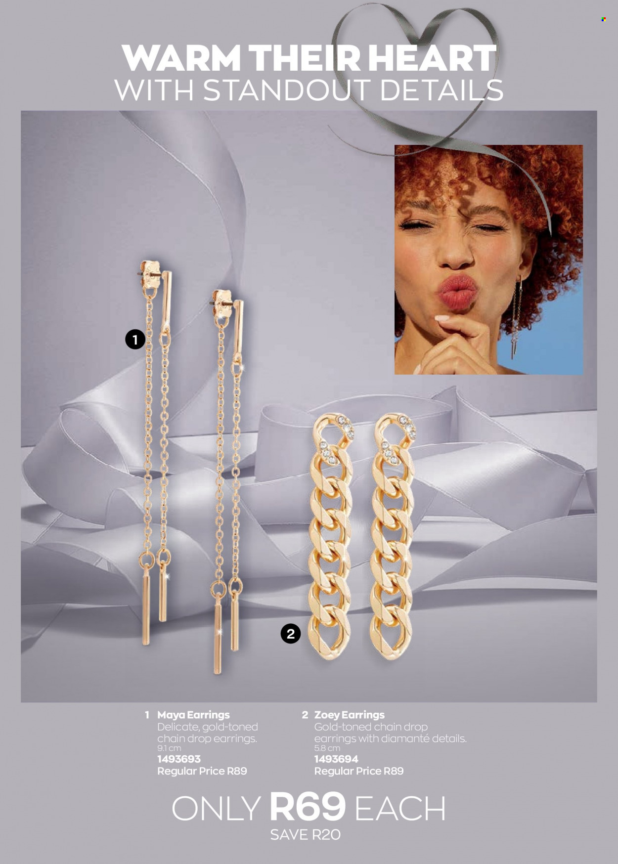thumbnail - Avon catalogue  - 11/03/2023 - 31/03/2023 - Sales products - earrings. Page 35.