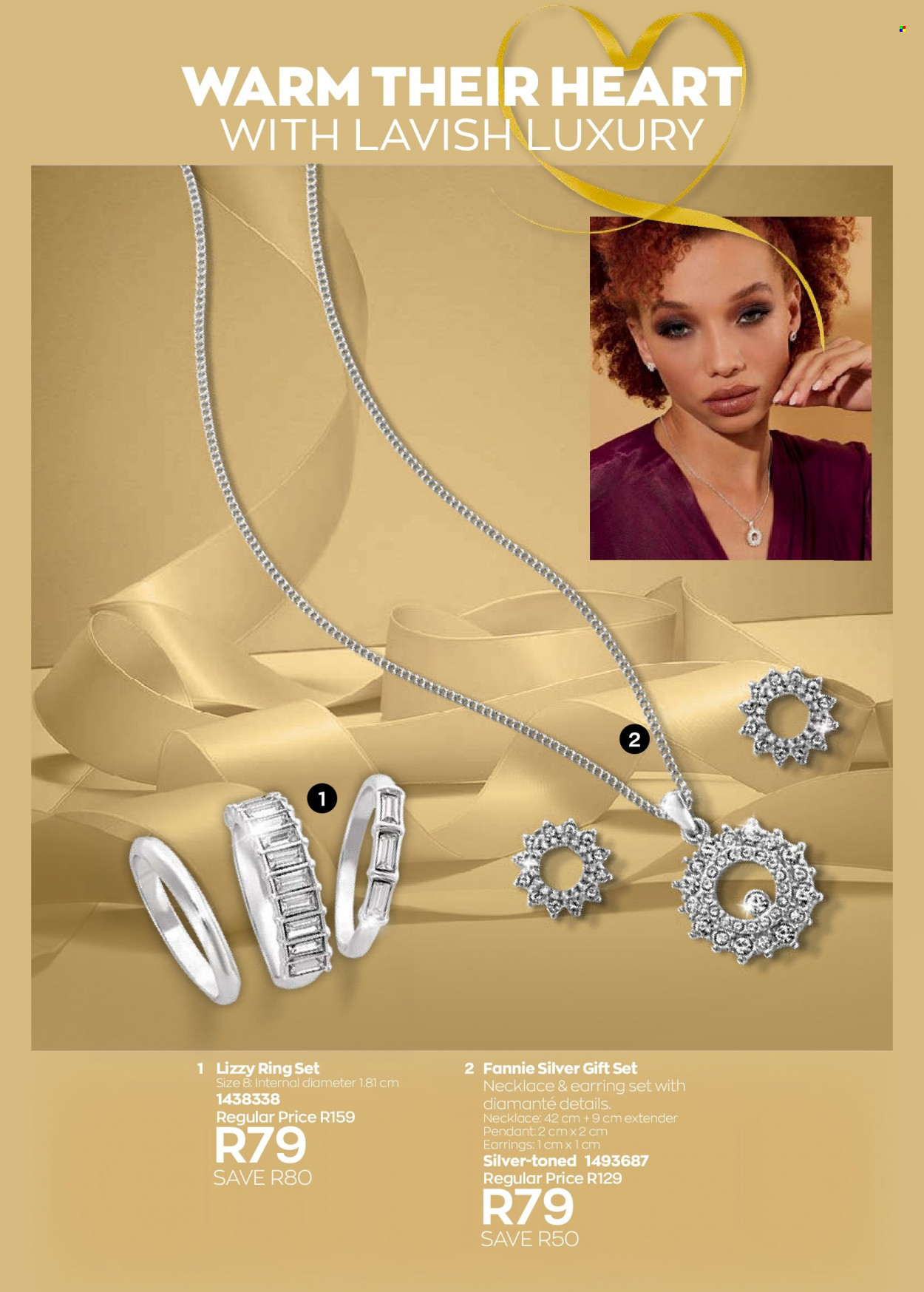 thumbnail - Avon catalogue  - 11/03/2023 - 31/03/2023 - Sales products - gift set, earrings, necklace, pendant. Page 36.