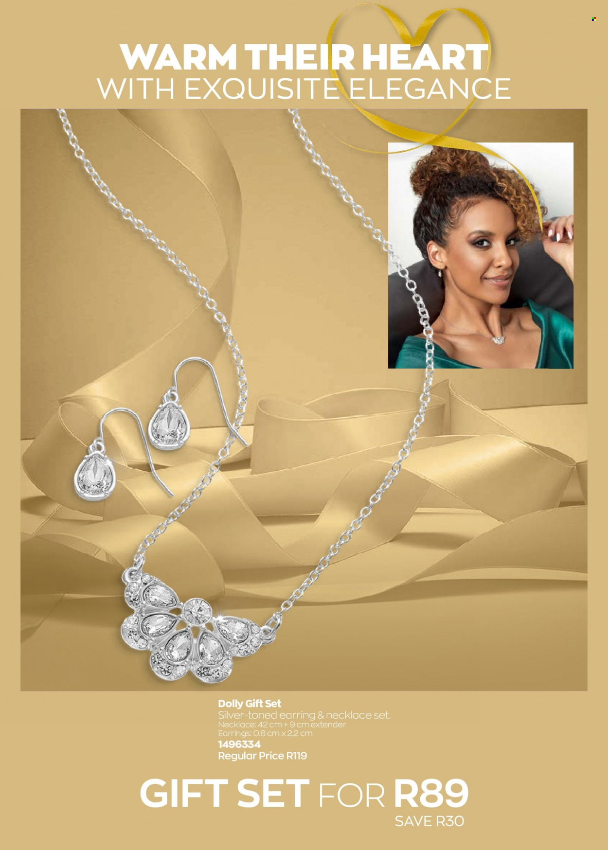 thumbnail - Avon catalogue  - 11/03/2023 - 31/03/2023 - Sales products - gift set, earrings, necklace. Page 39.