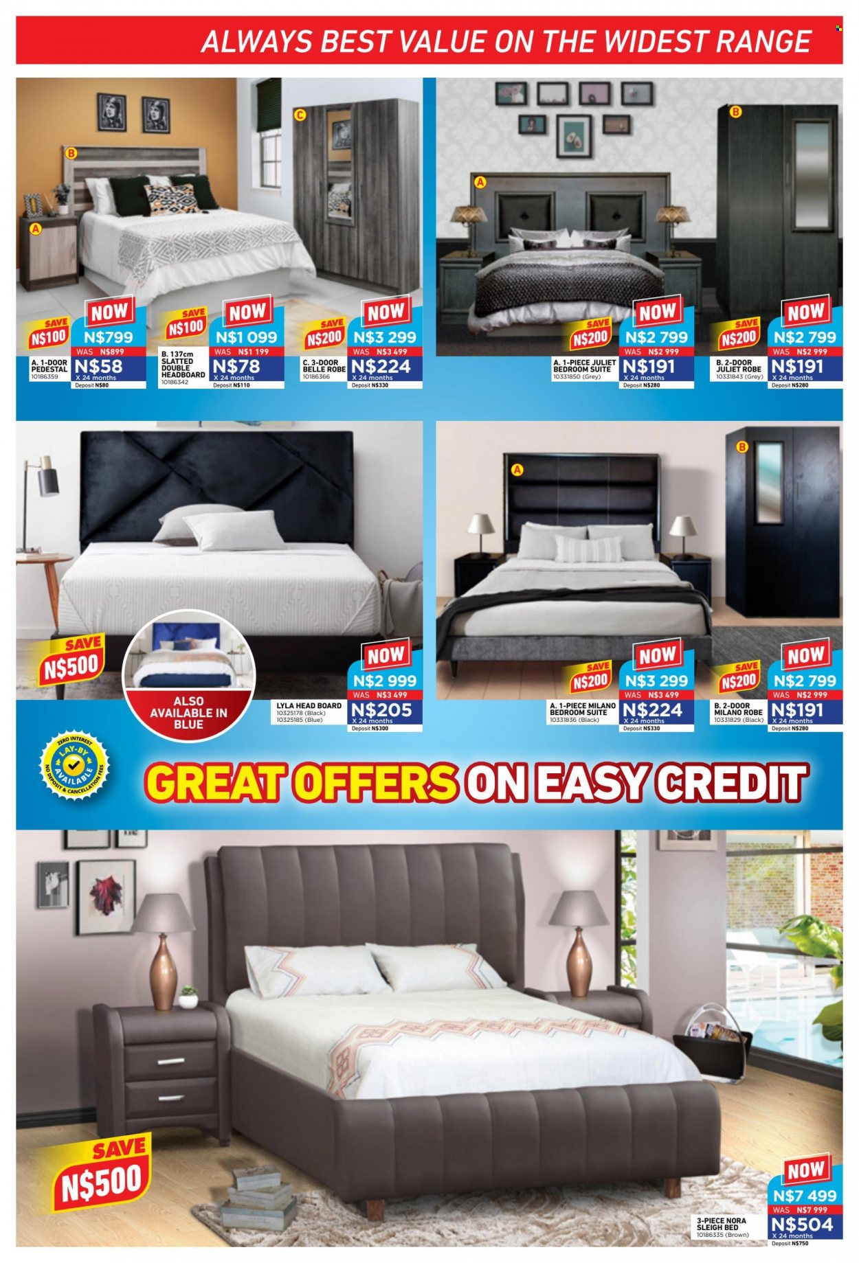 thumbnail - Furnmart catalogue  - 13/03/2023 - 08/04/2023 - Sales products - bed, headboard. Page 3.