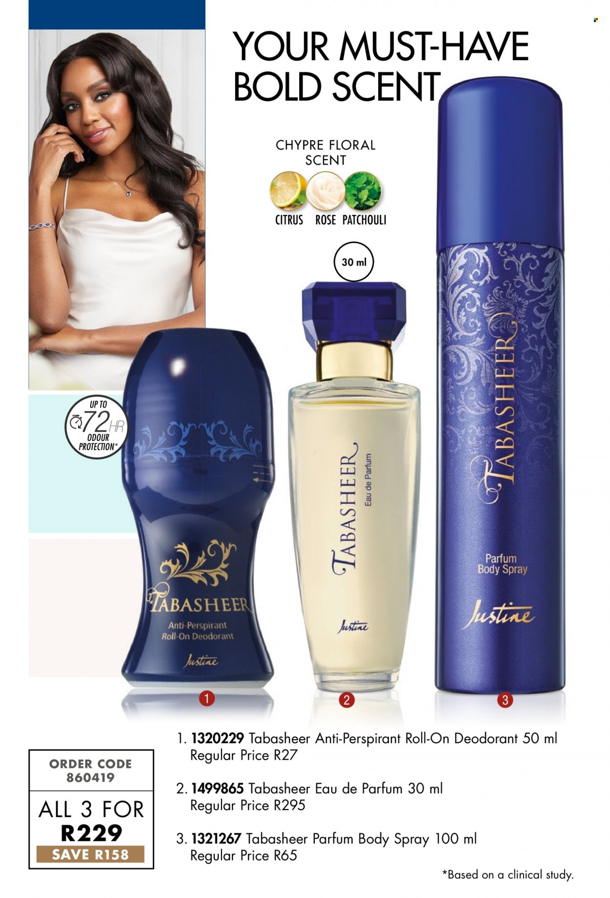 thumbnail - Justine catalogue  - 23/03/2023 - 31/03/2023 - Sales products - body spray, anti-perspirant, eau de parfum, roll-on, deodorant. Page 6.