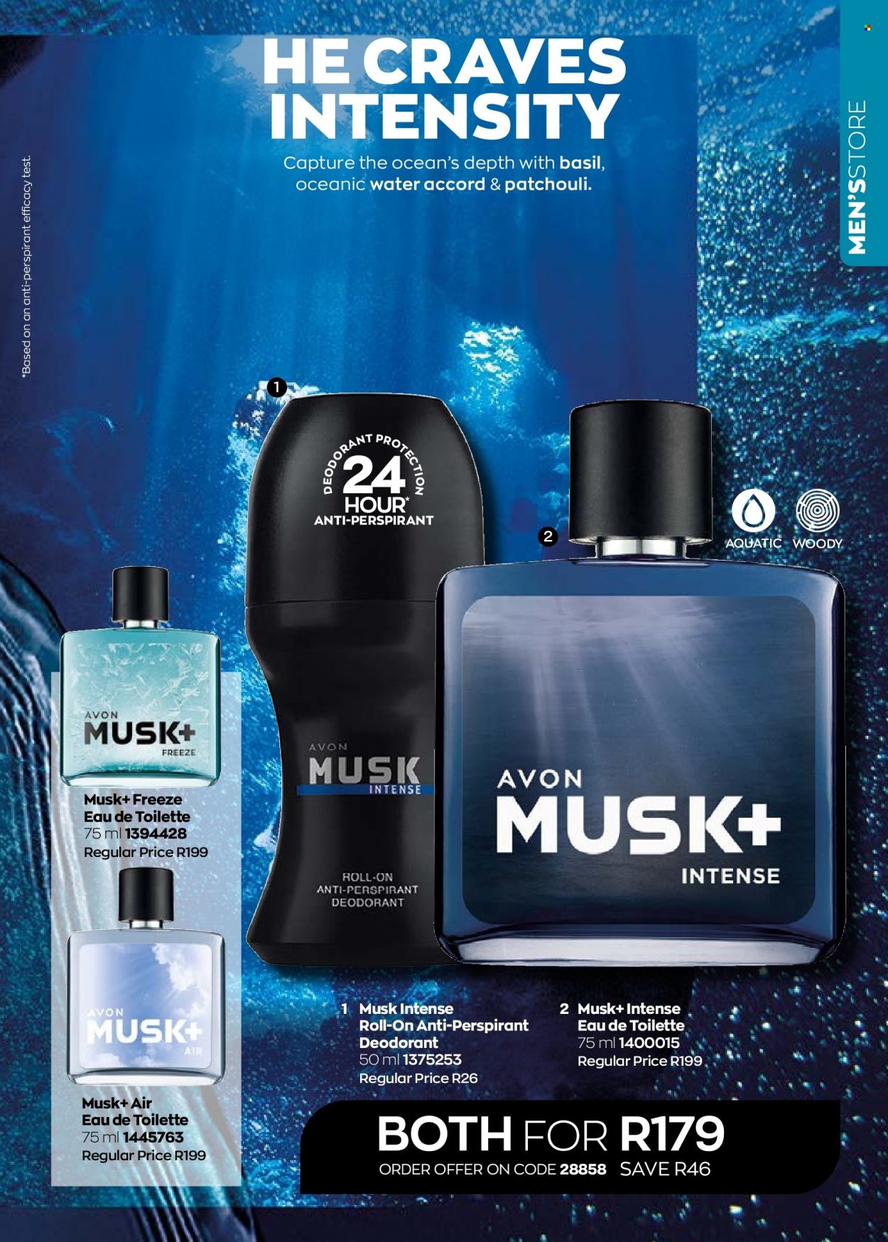 thumbnail - Avon catalogue  - 01/04/2023 - 30/04/2023 - Sales products - Avon, anti-perspirant, eau de toilette, roll-on, deodorant. Page 85.