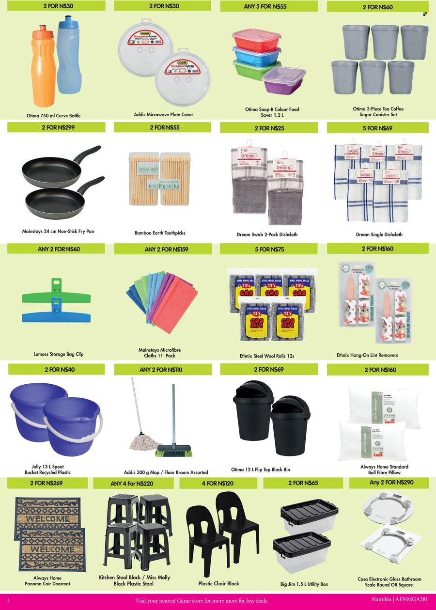 thumbnail - Game catalogue  - 01/05/2023 - 30/06/2023 - Sales products - sugar, tea, coffee, pan, canister, plate, scale, storage bag, pillow, microwave. Page 3.