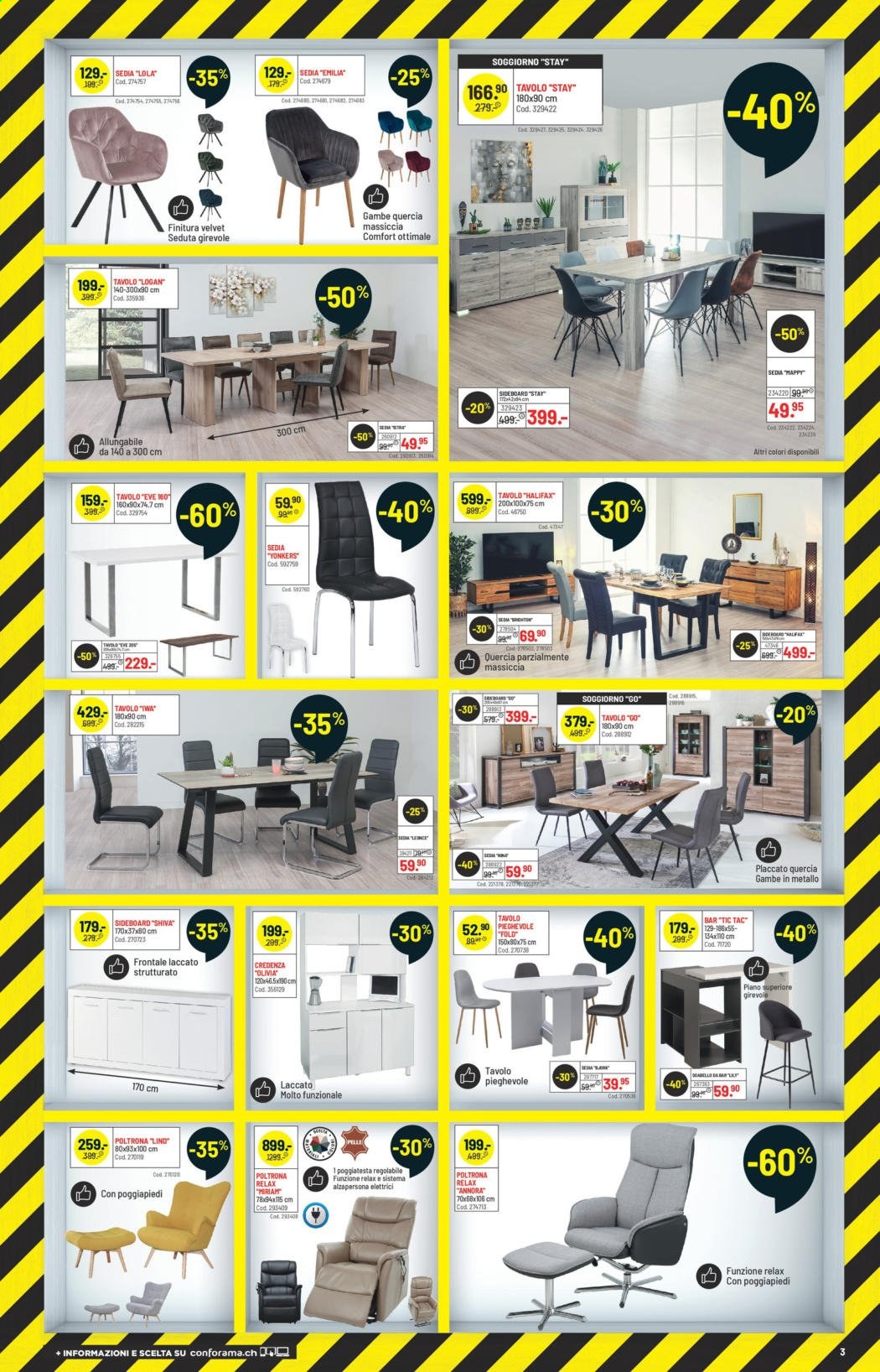 Volantino Conforama - 23.2.2021 - 8.3.2021. Pagina 3