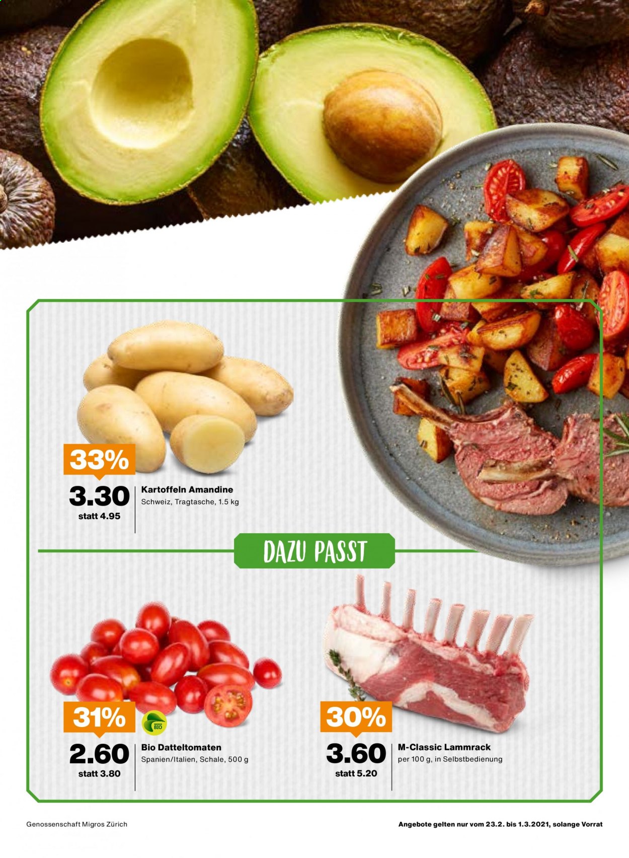 Catalogue Migros - 23.2.2021 - 1.3.2021. Page 3