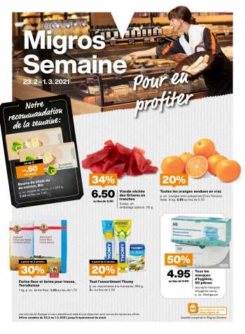 Catalogue Migros - 23.2.2021 - 1.3.2021.
