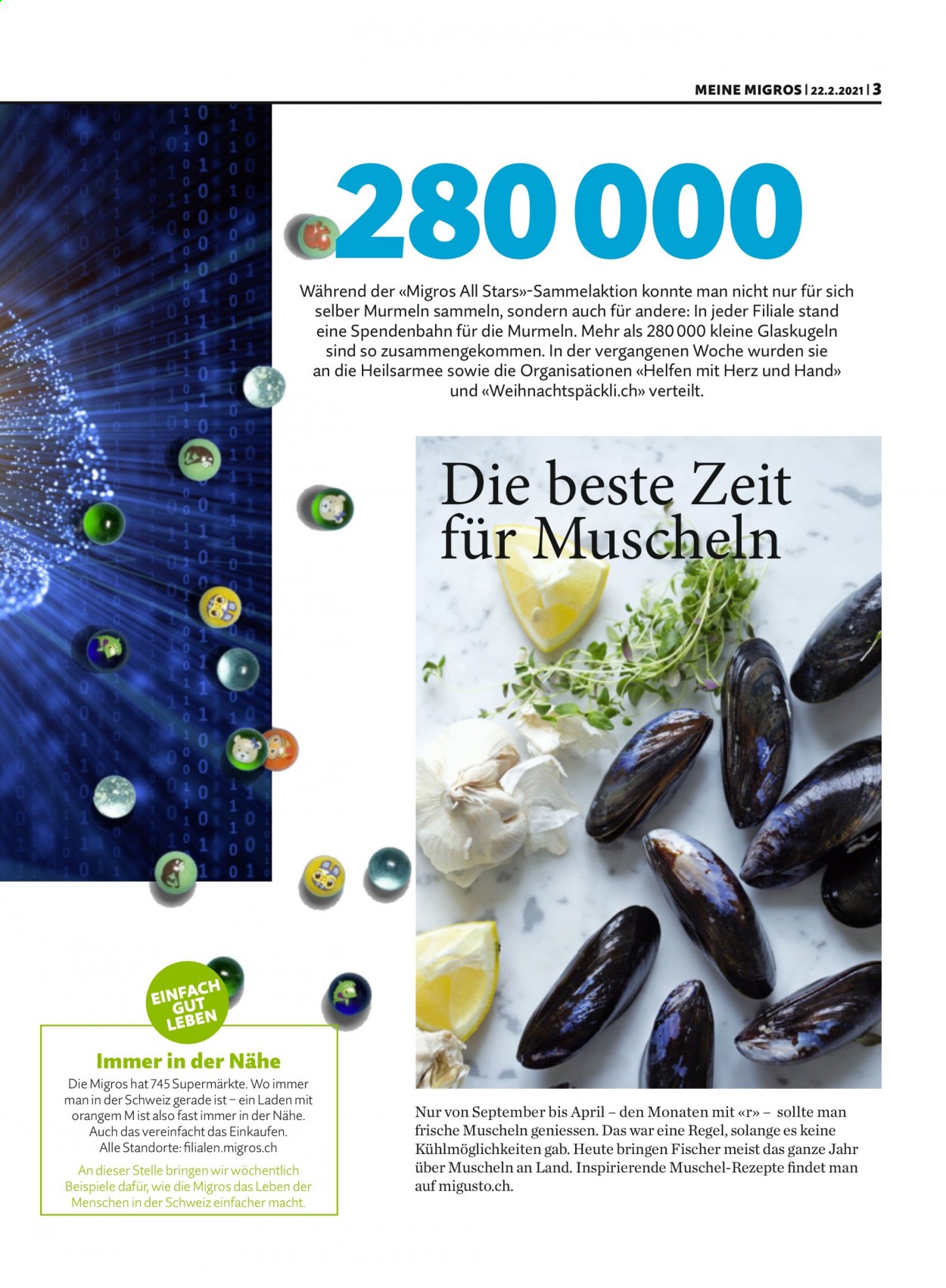 Catalogue Migros - 22.2.2021 - 28.2.2021. Page 3