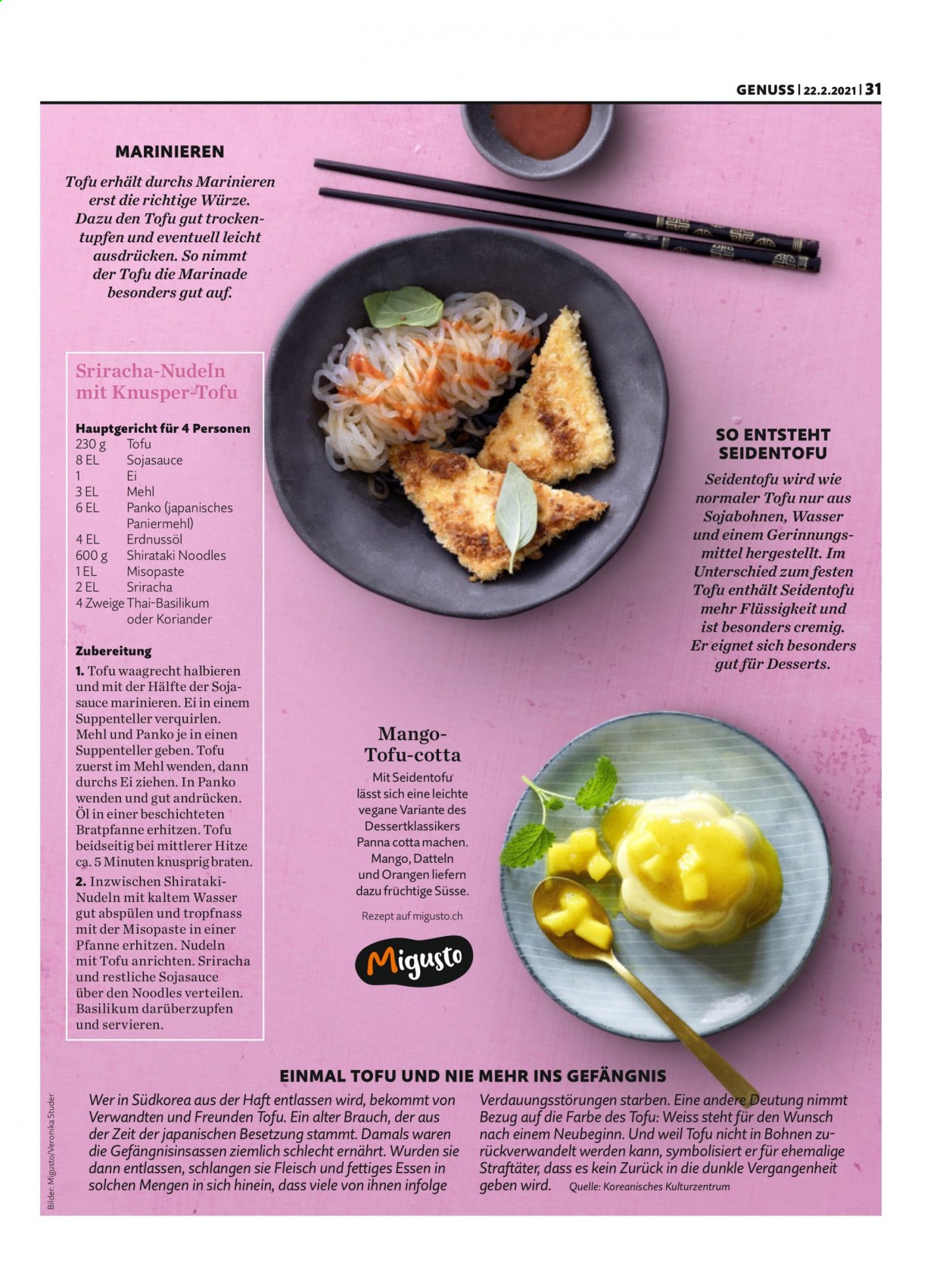 Catalogue Migros - 22.2.2021 - 28.2.2021. Page 31