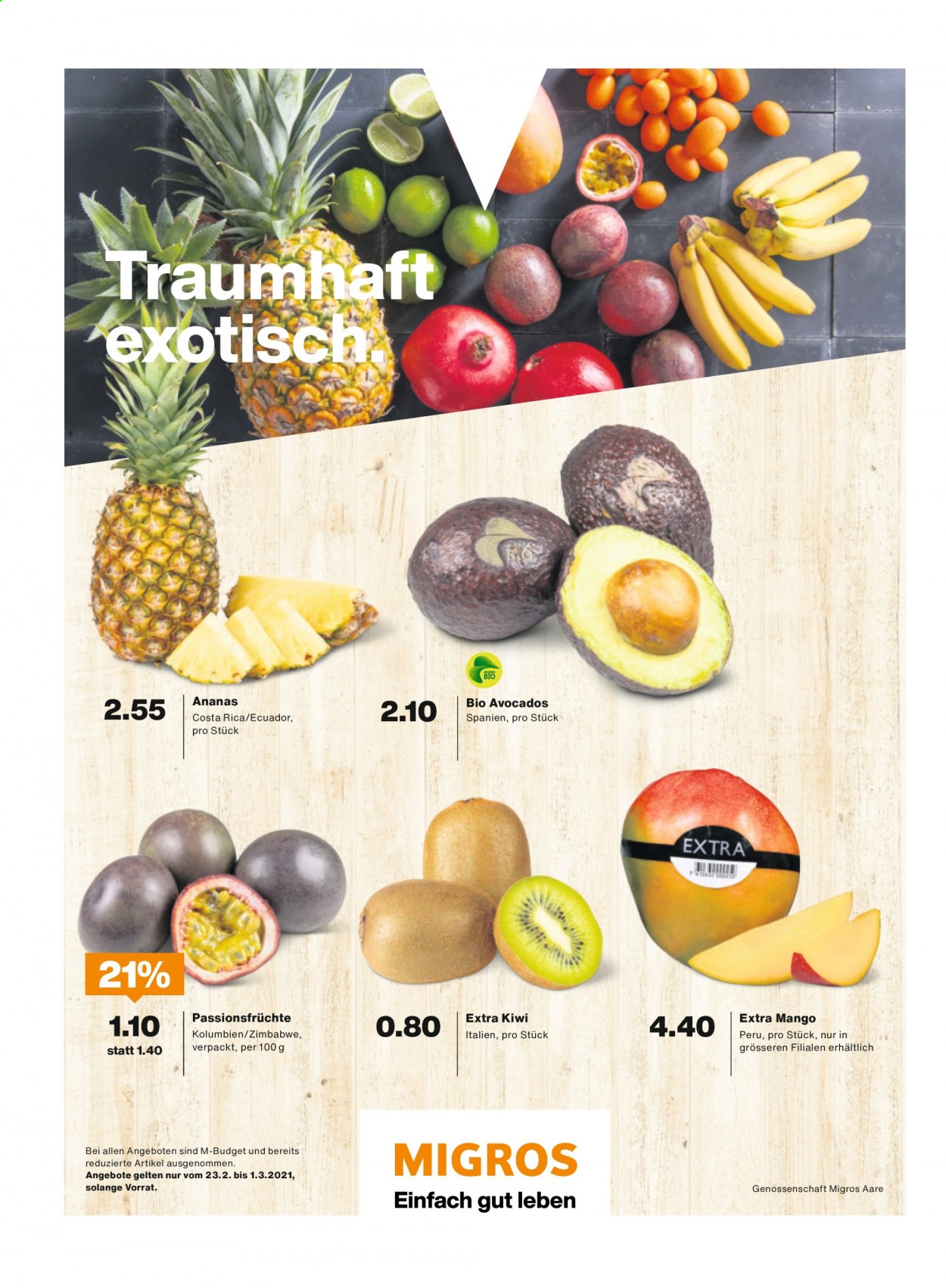 Catalogue Migros - 22.2.2021 - 28.2.2021. Page 44