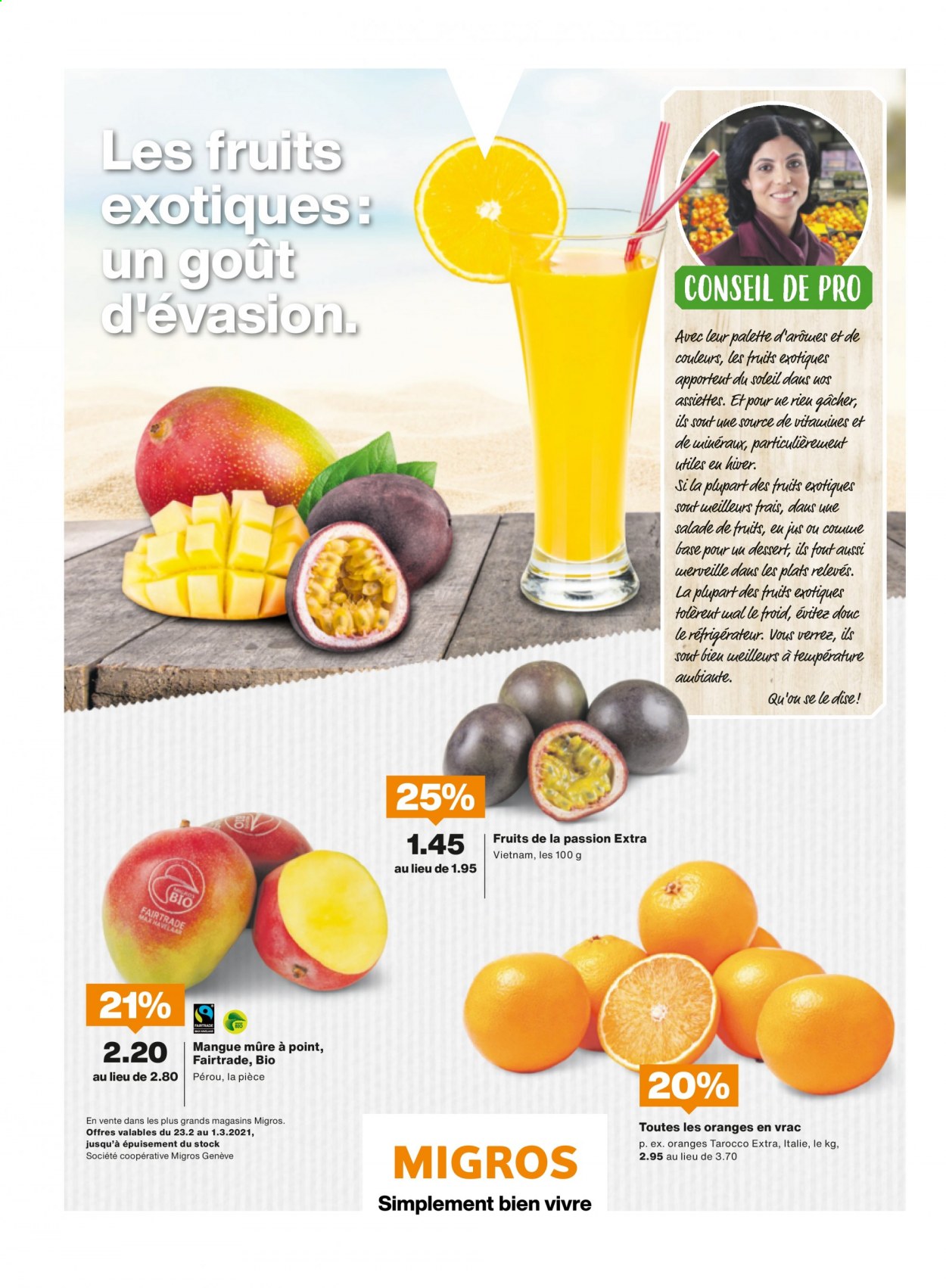 Prospekt Migros - 22.2.2021 - 28.2.2021. Seite 40