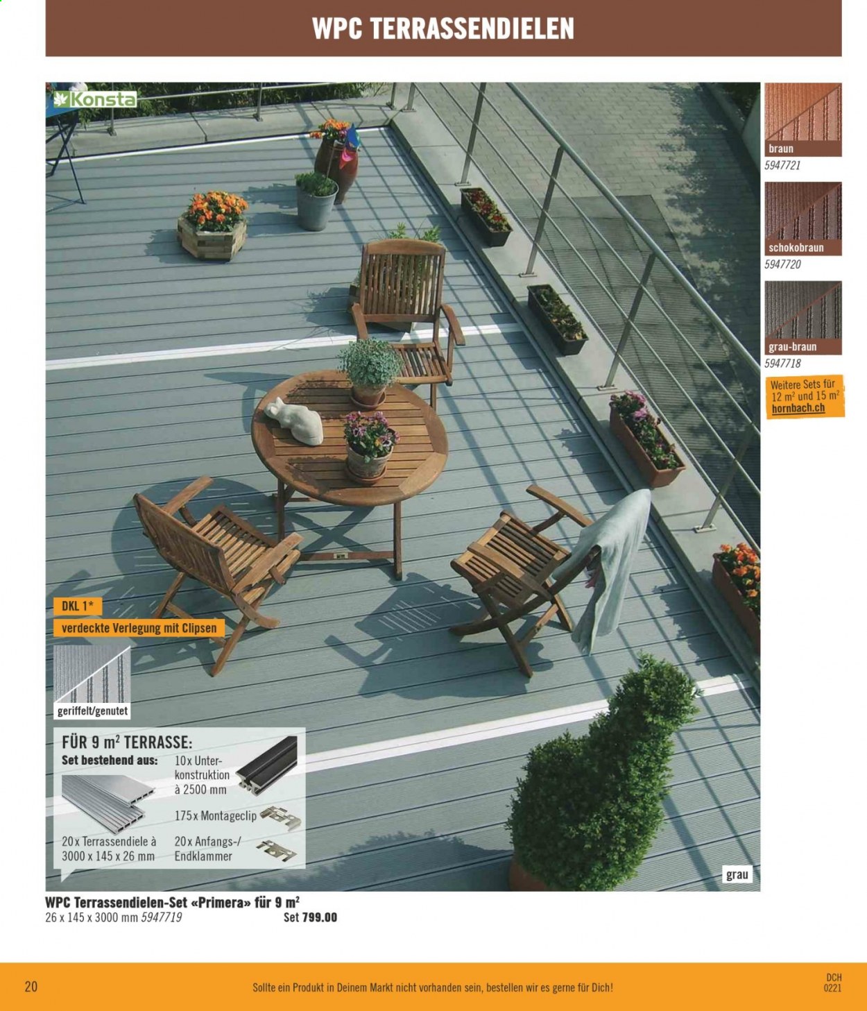 Volantino Hornbach - 26.2.2021 - 1.3.2021. Pagina 20
