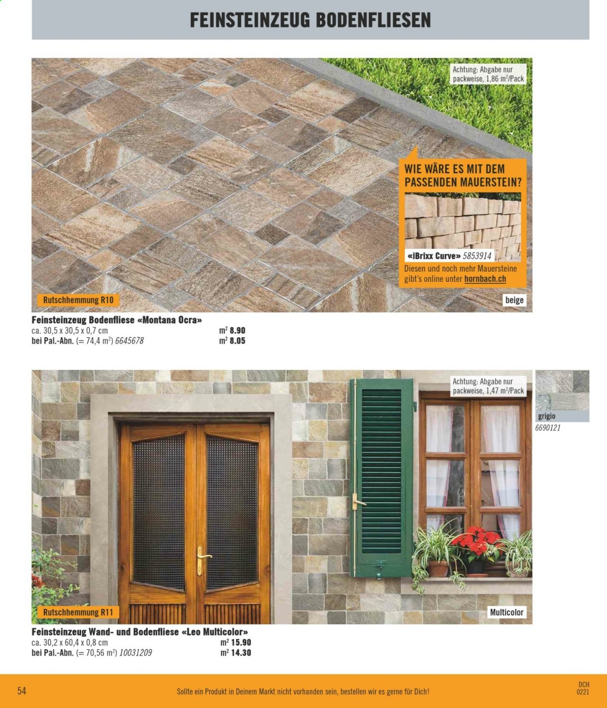Volantino Hornbach - 26.2.2021 - 1.3.2021. Pagina 54