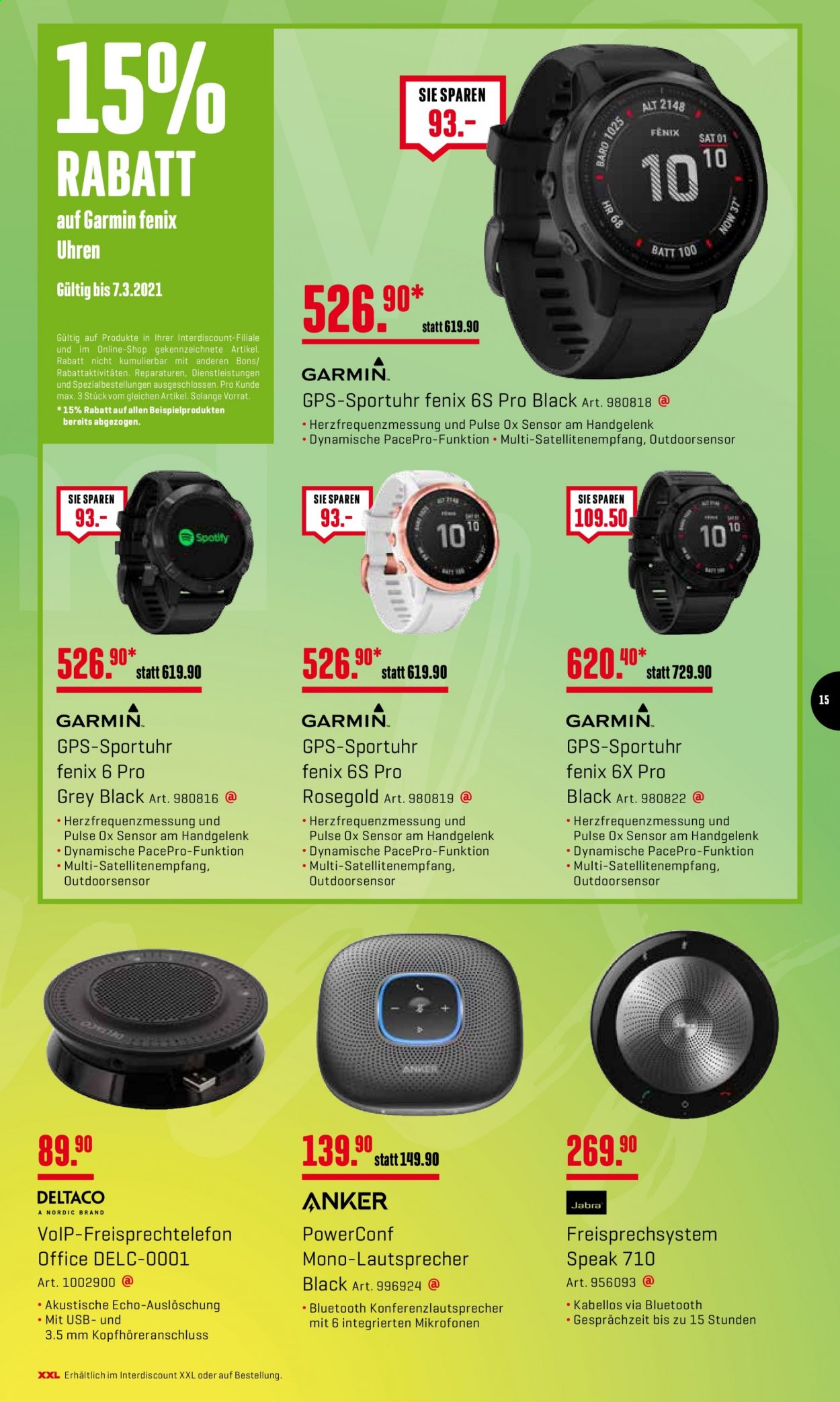 Volantino Interdiscount - 1.3.2021 - 7.3.2021. Pagina 15