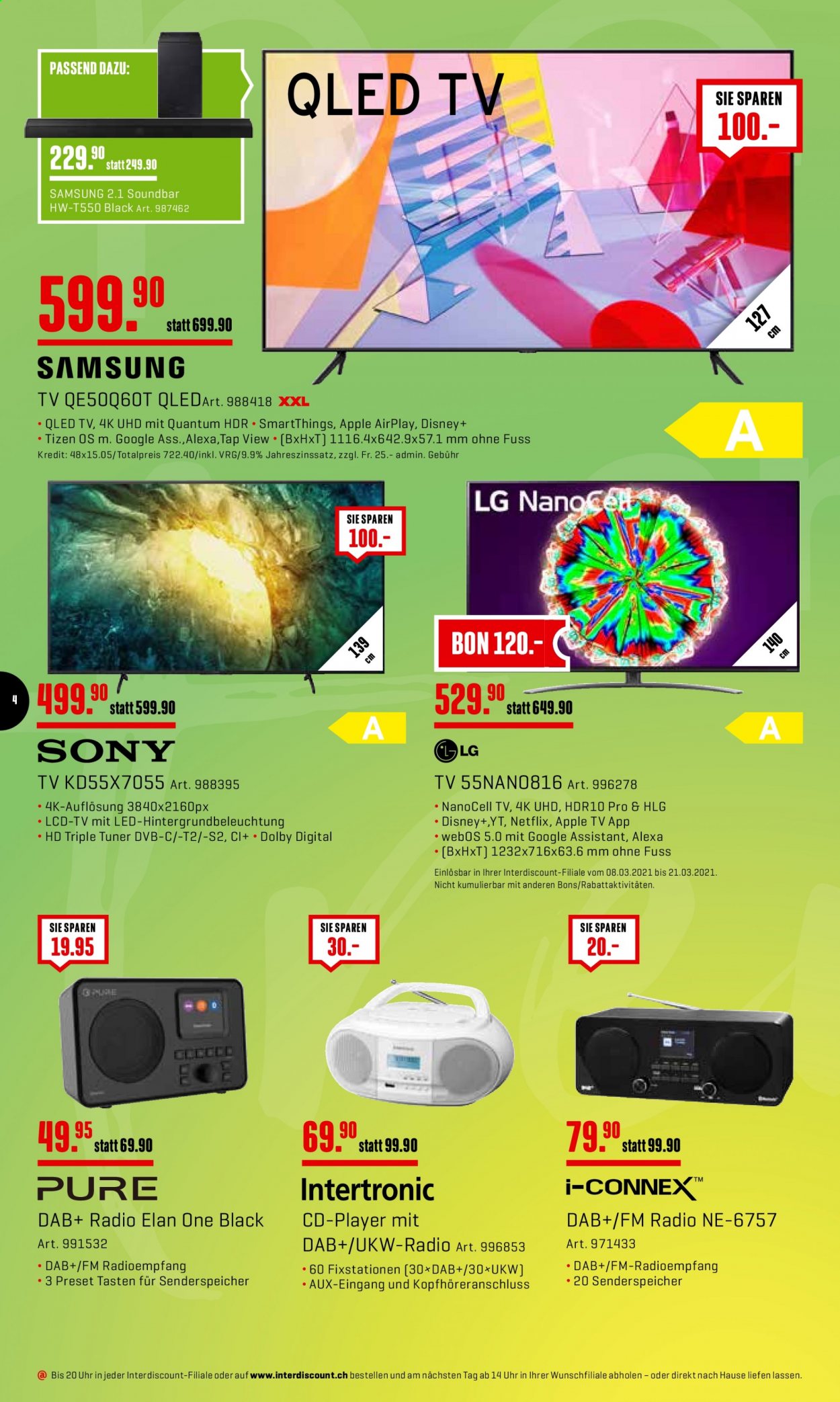 Catalogue Interdiscount - 8.3.2021 - 21.3.2021. Page 4