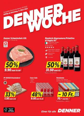 Catalogue Denner - 9.3.2021 - 15.3.2021.