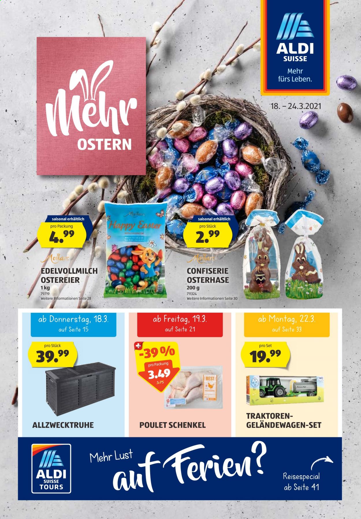 Volantino Aldi - 18.3.2021 - 24.3.2021. Pagina 1