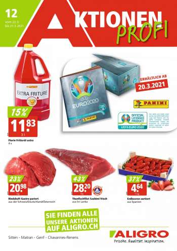 Prospekte ALIGRO - 22.3.2021 - 27.3.2021.
