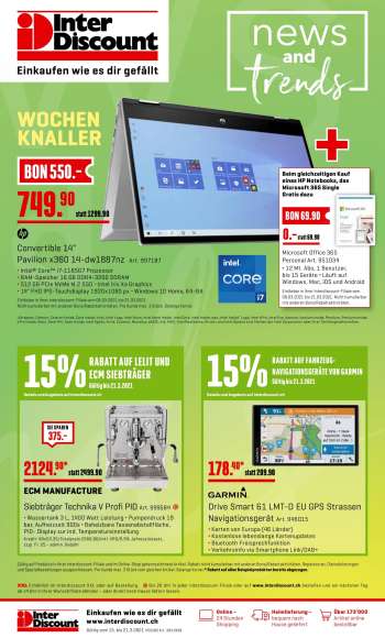 Volantino Interdiscount - 15.3.2021 - 21.3.2021.