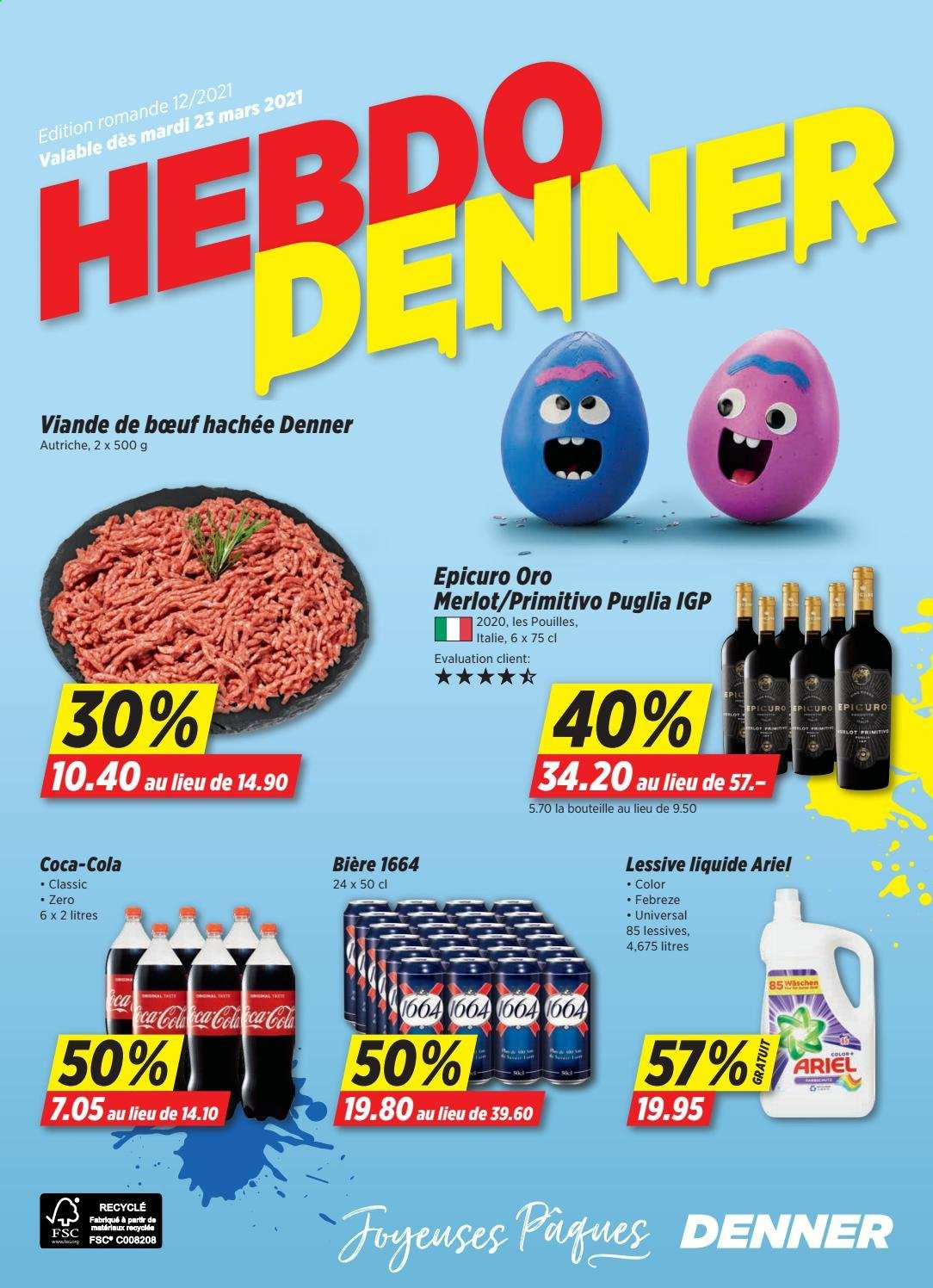 Catalogue Denner - 23.3.2021 - 29.3.2021. Page 1