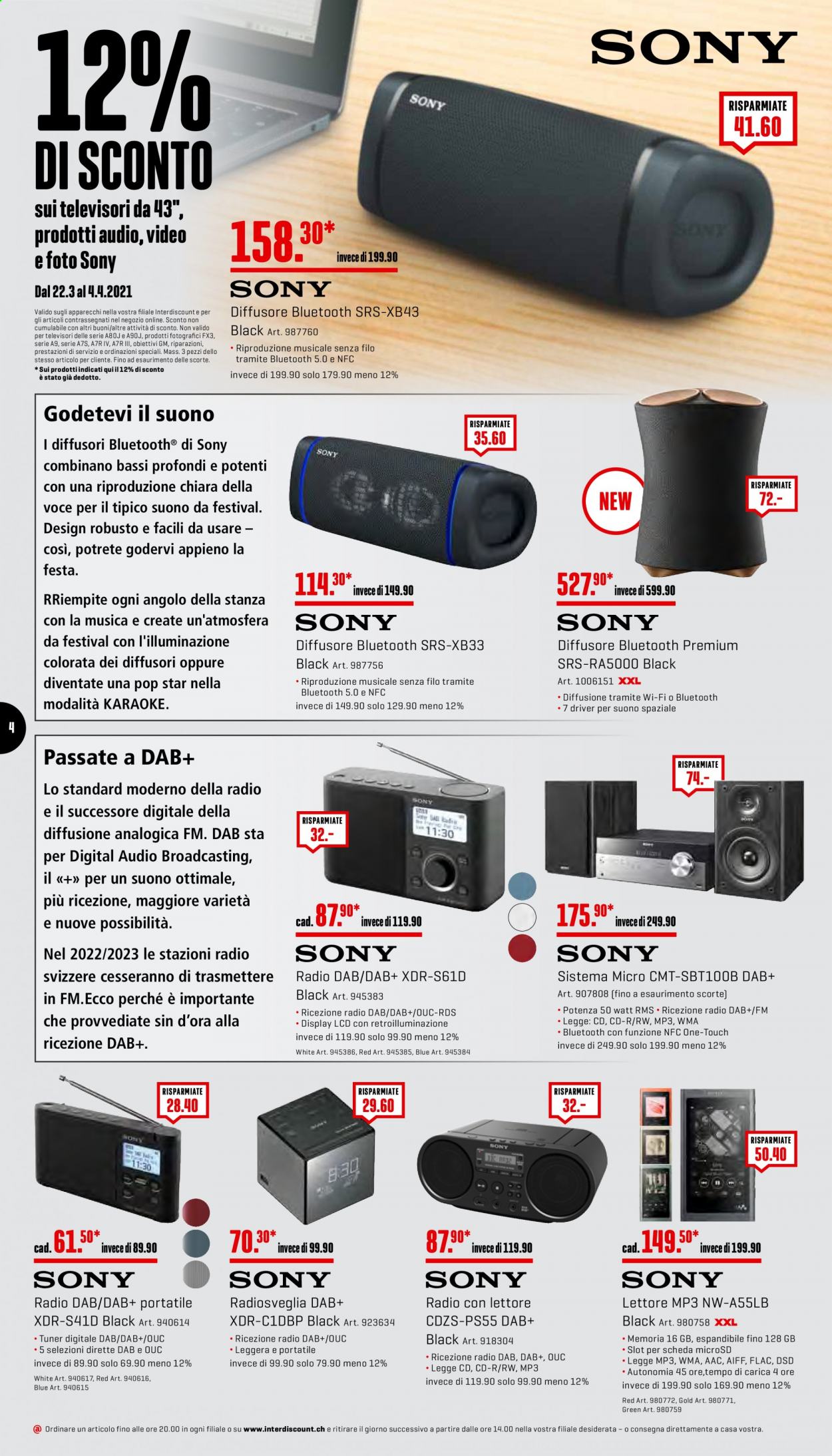 Catalogue Interdiscount - 22.3.2021 - 4.4.2021. Page 4