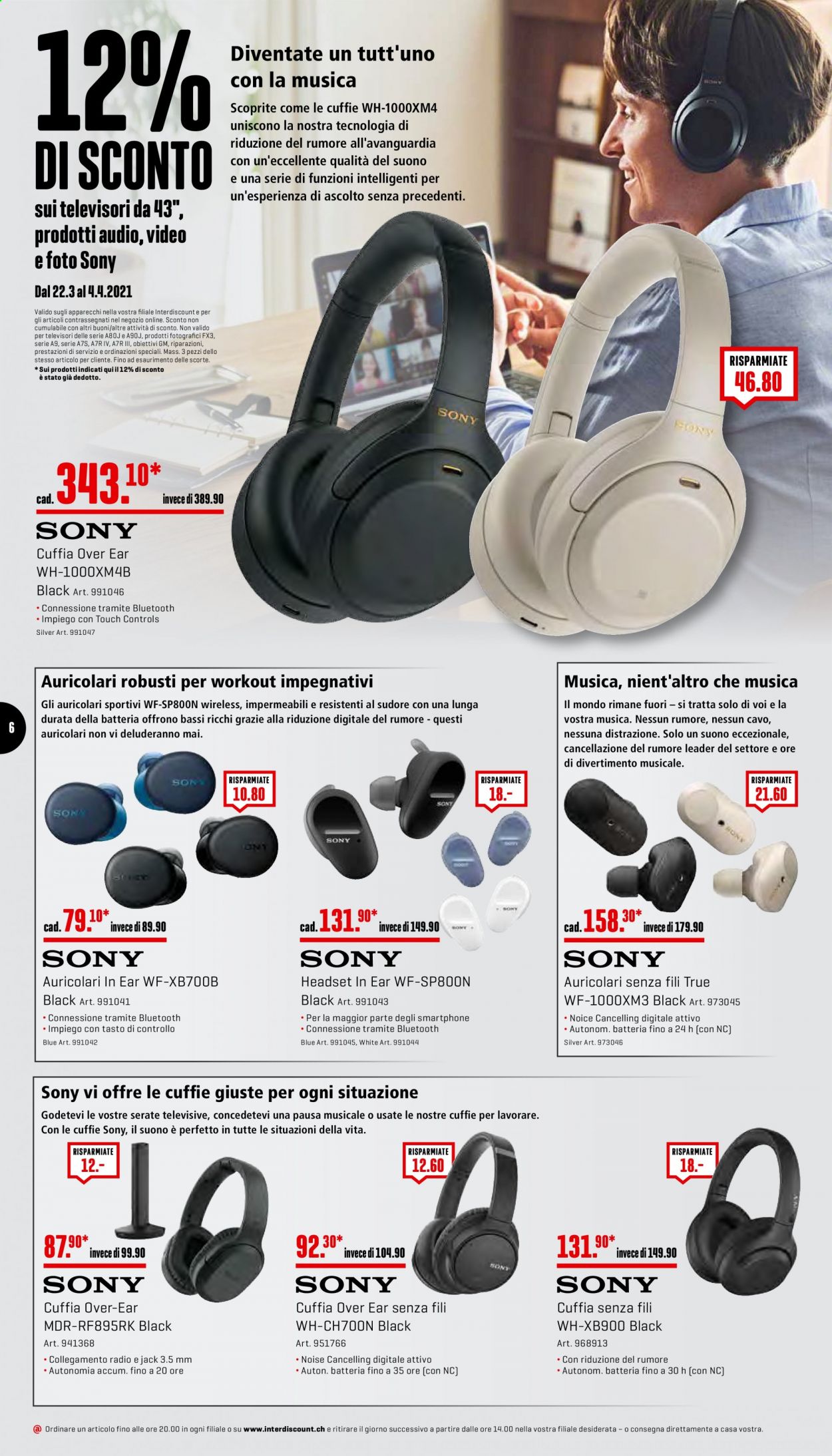 Catalogue Interdiscount - 22.3.2021 - 4.4.2021. Page 6