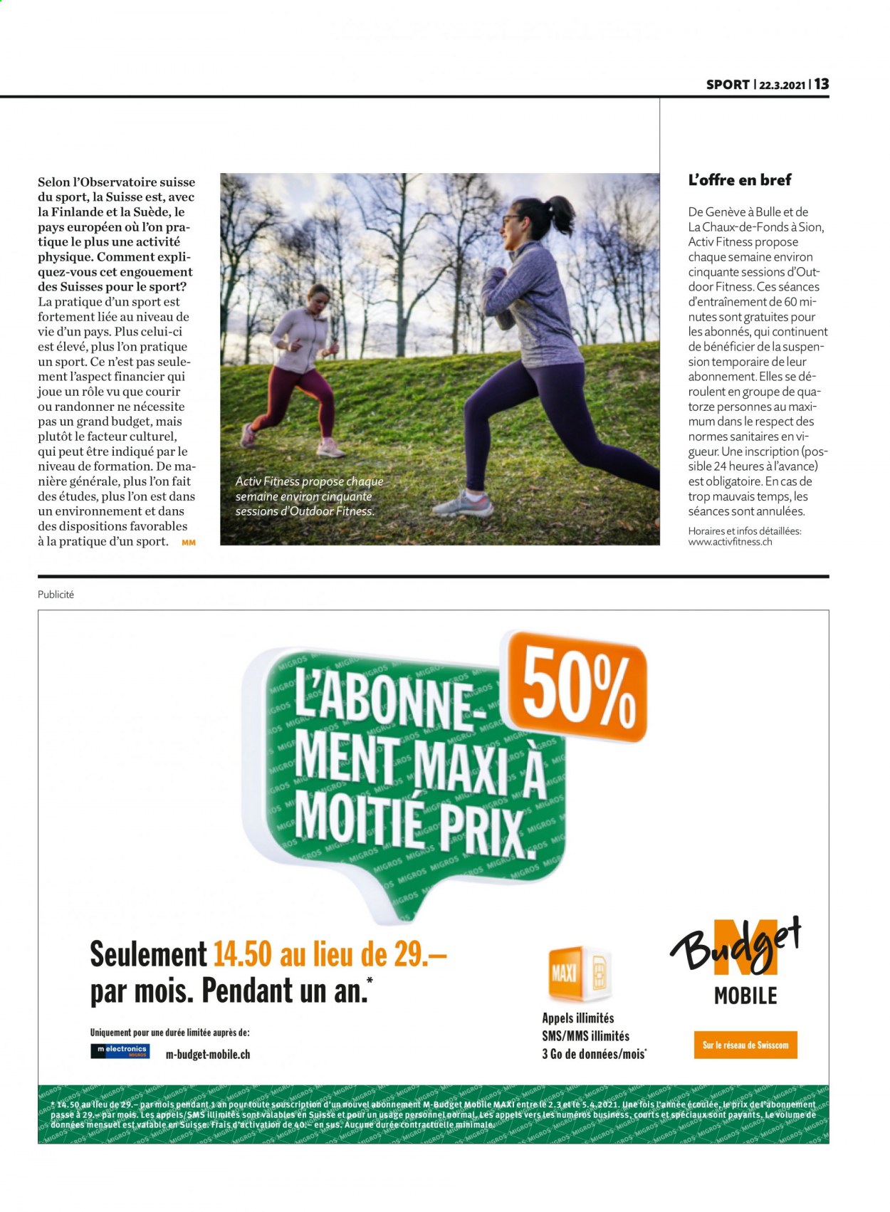 Volantino Migros - 22.3.2021 - 28.3.2021. Pagina 13