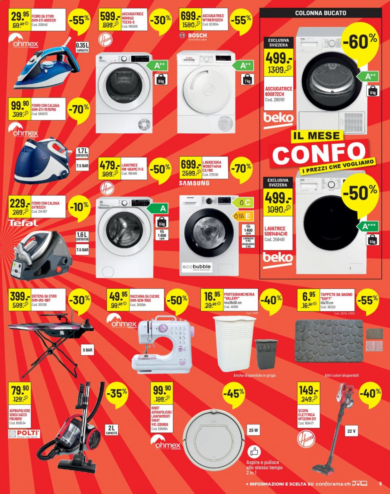 Volantino Conforama - 23.3.2021 - 5.4.2021. Pagina 9
