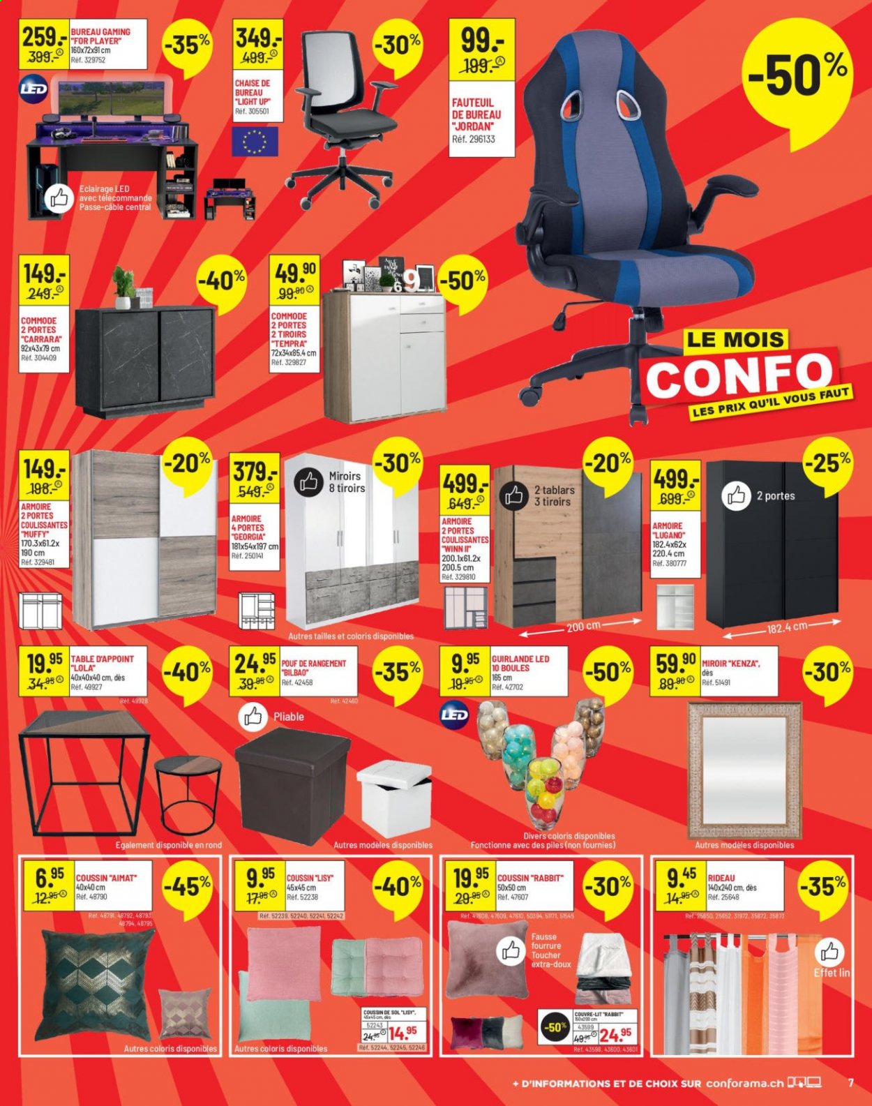 Catalogue Conforama - 23.3.2021 - 5.4.2021. Page 7