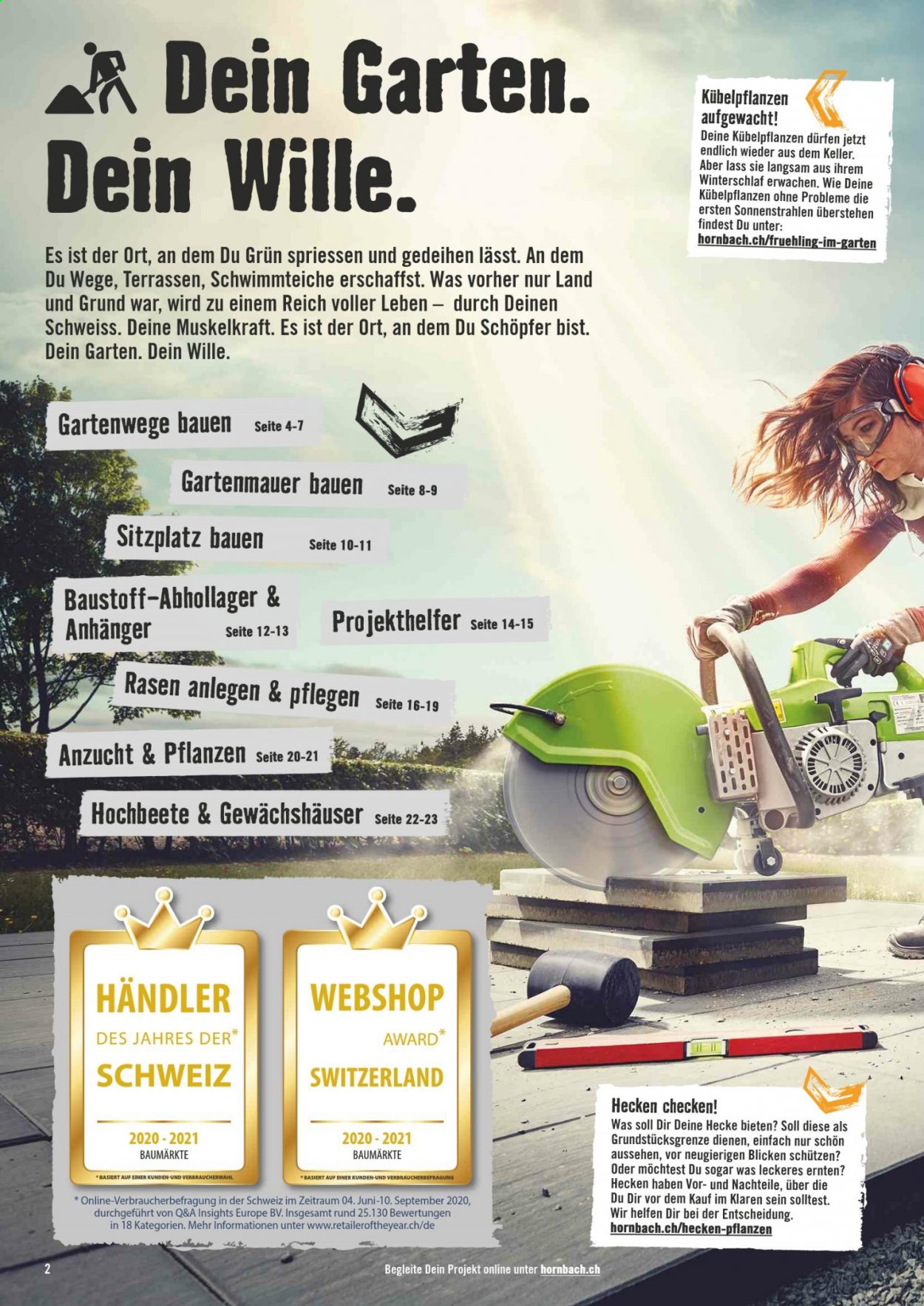 Volantino Hornbach - 23.3.2021 - 22.4.2021. Pagina 2
